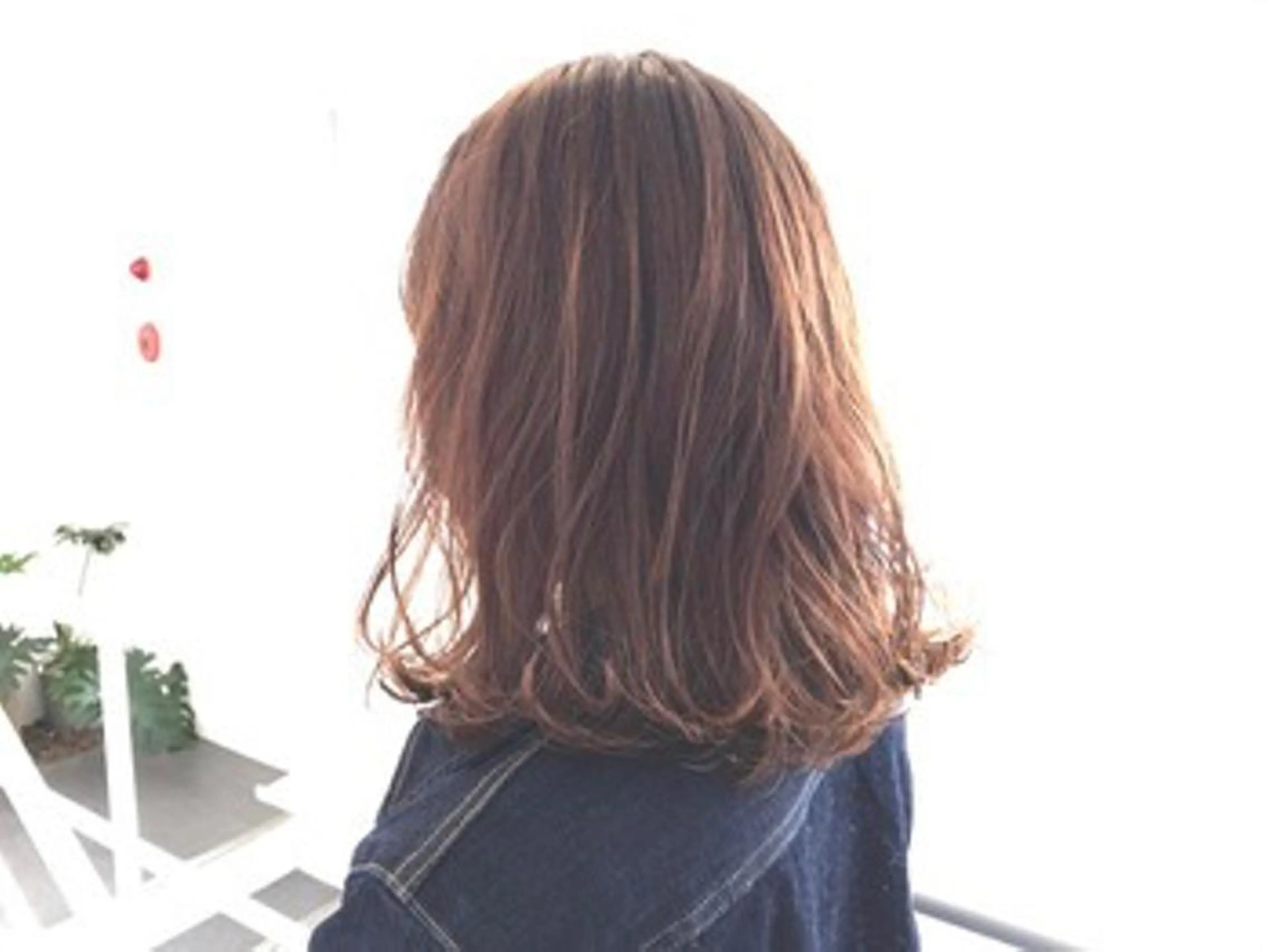 セミロング 外国人風カラー ハイライト the BRIDGE hair salonのヘアスタイル