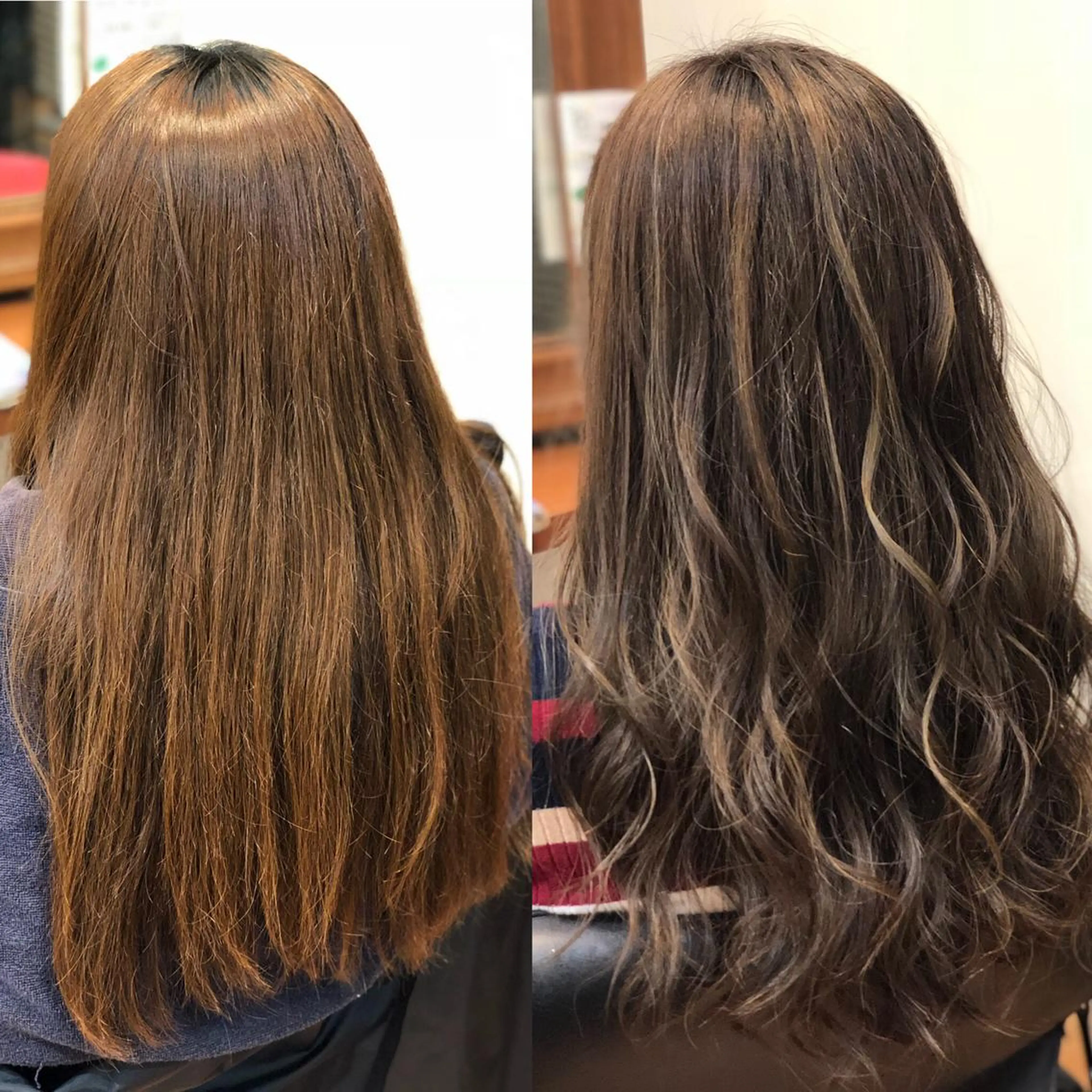 セミロング ヘアカラー トリートメント LOCO Ko-kiのヘアスタイル