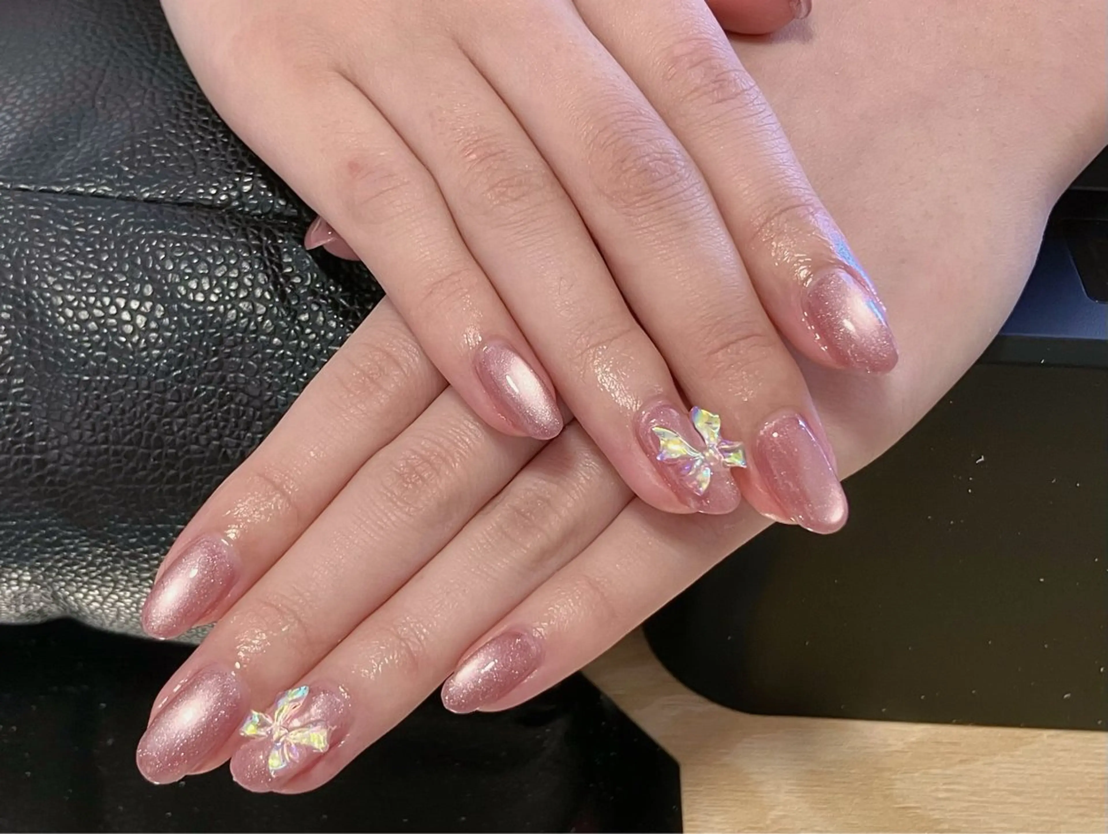 ネイル アートネイル ジェルネイル キラキラネイル マグネットネイル 大理石ネイル(マーブル) ハンドネイル RinRin　nail所属・孔 ジンシェンのネイルデザイン
