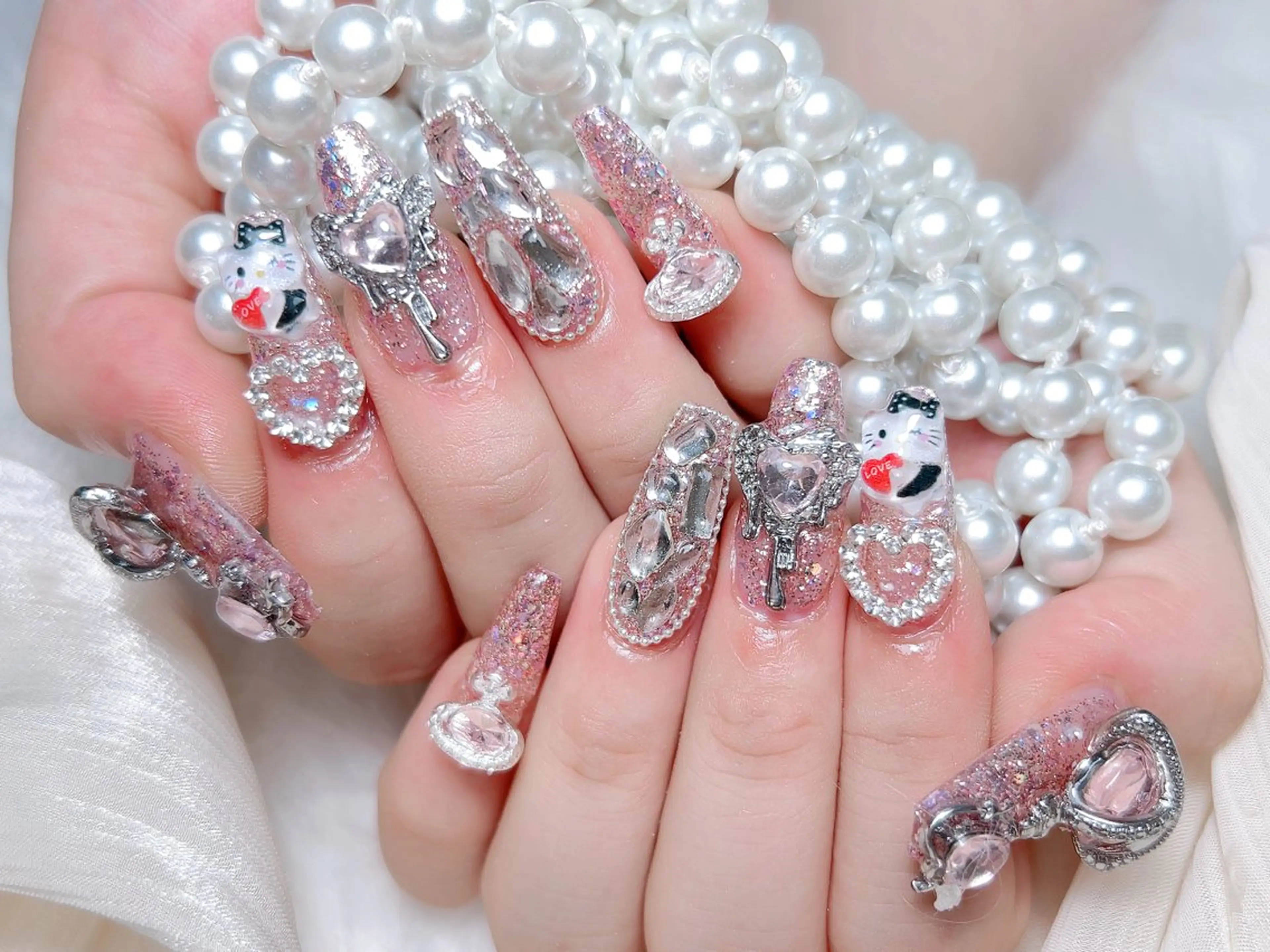 ネイル ハンドネイル M🌷nail 長さだし専門店のネイルデザイン