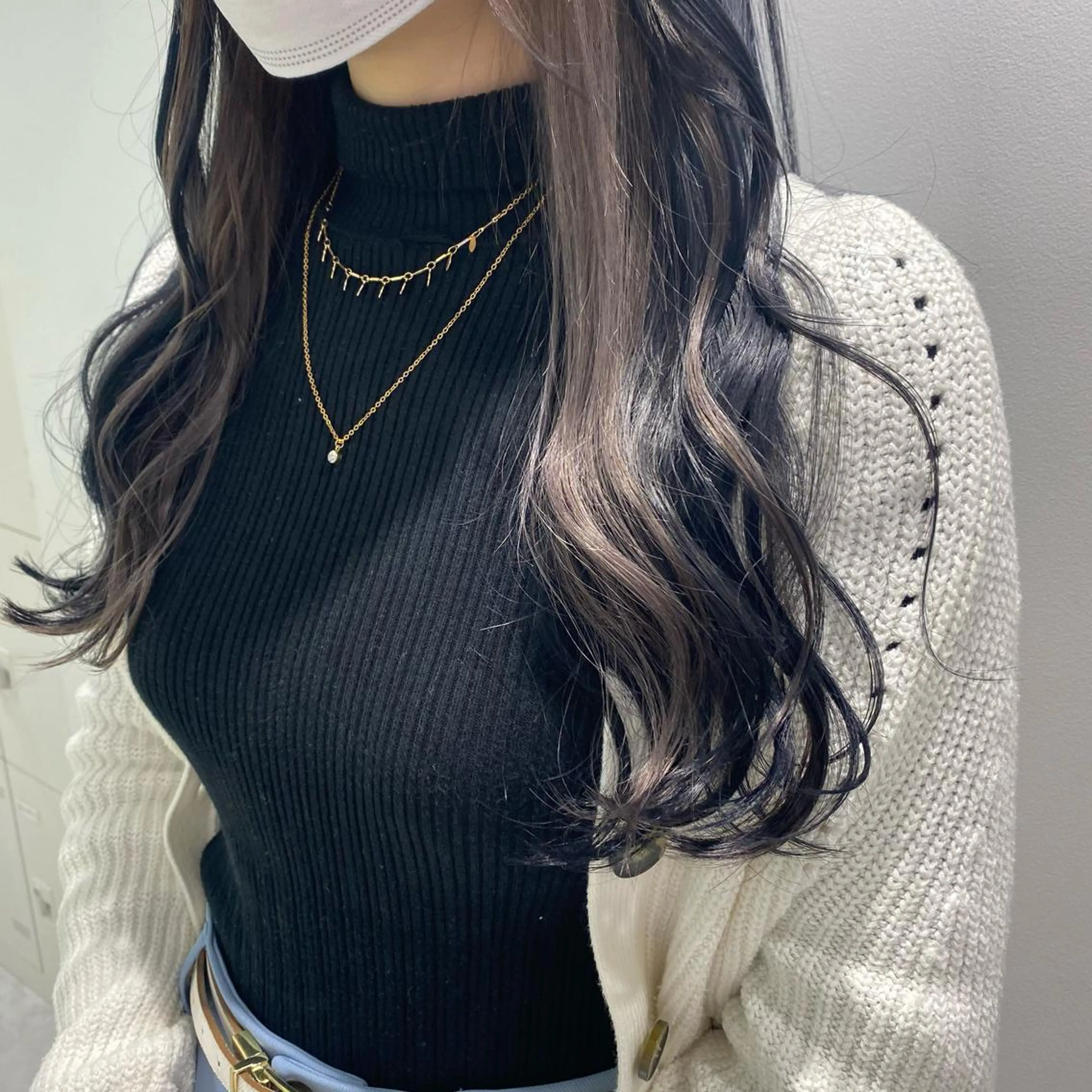 セミロング カラー ヘアアレンジ ヘアカラー トリートメント GOTODAY shair salon 横浜mare店所属・透明感抜群カラー mai🍑♡のヘアスタイル