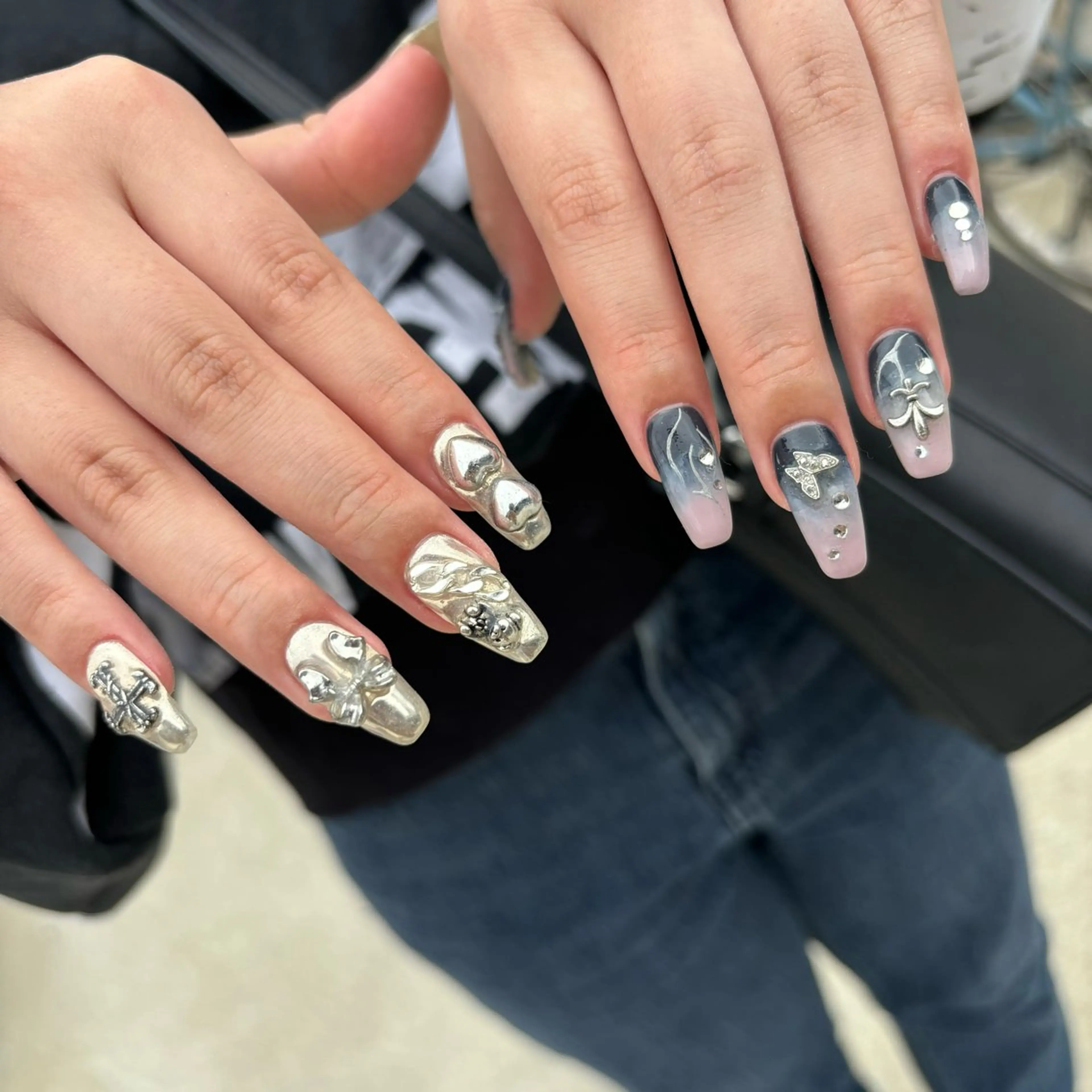 ネイル ハンドネイル Sea  nail by emaのネイルデザイン