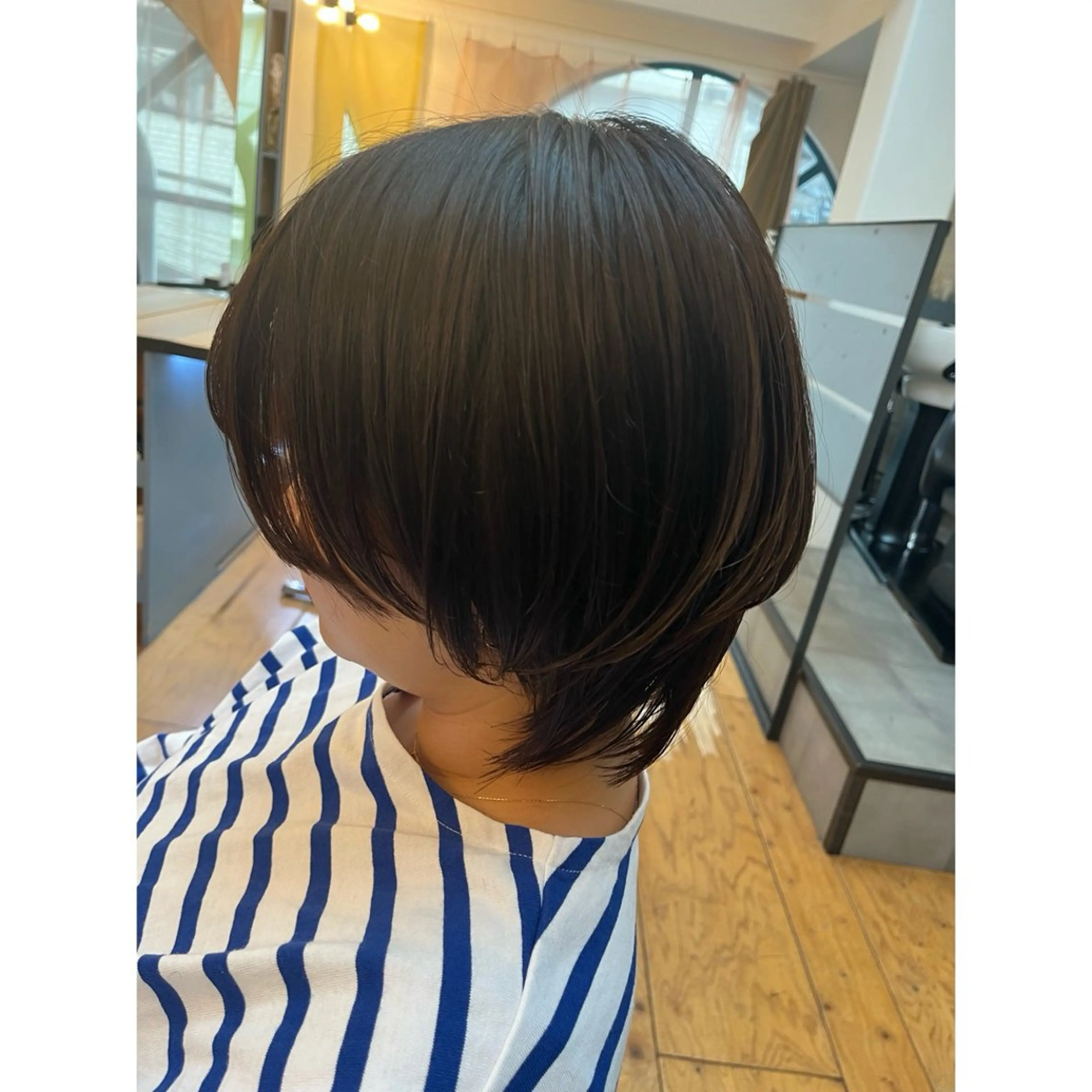 ショート カラー ショートヘア ウルフカット カット ヘアカラー トリートメント Lagom なかだのヘアスタイル