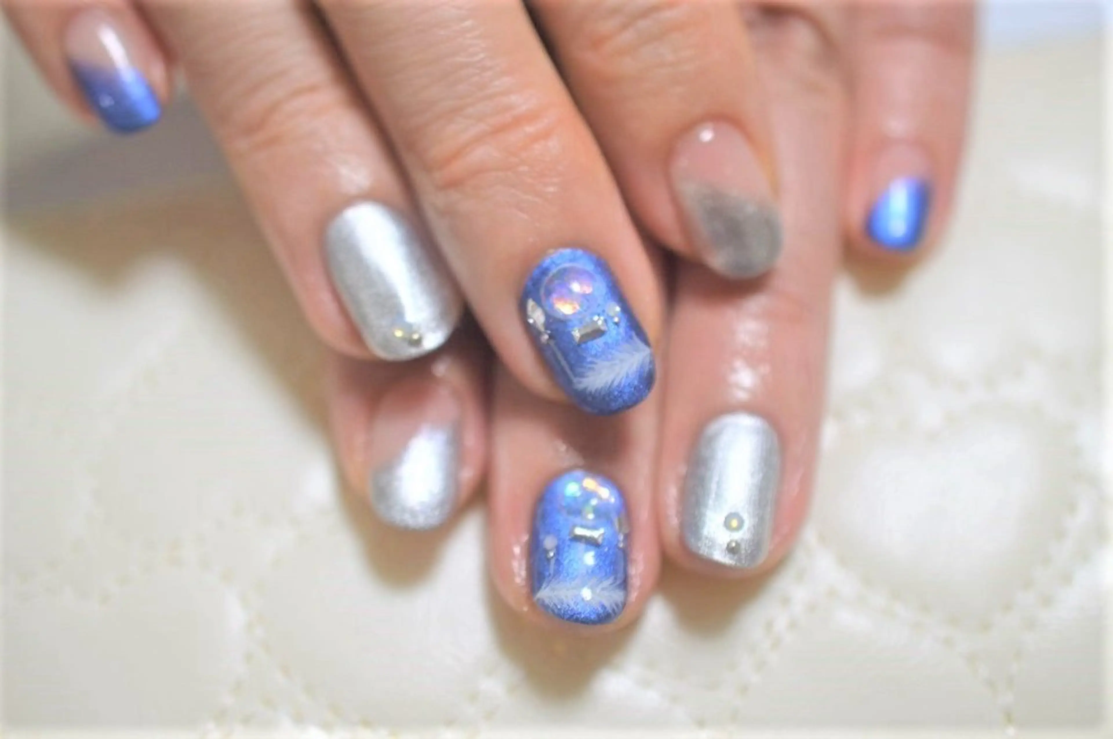 ネイル アートネイル ジェルネイル オフィスネイル パラジェル ハンドネイル nail Haniel所属・半蔵門サロンハニエル 魅神 ちよのネイルデザイン