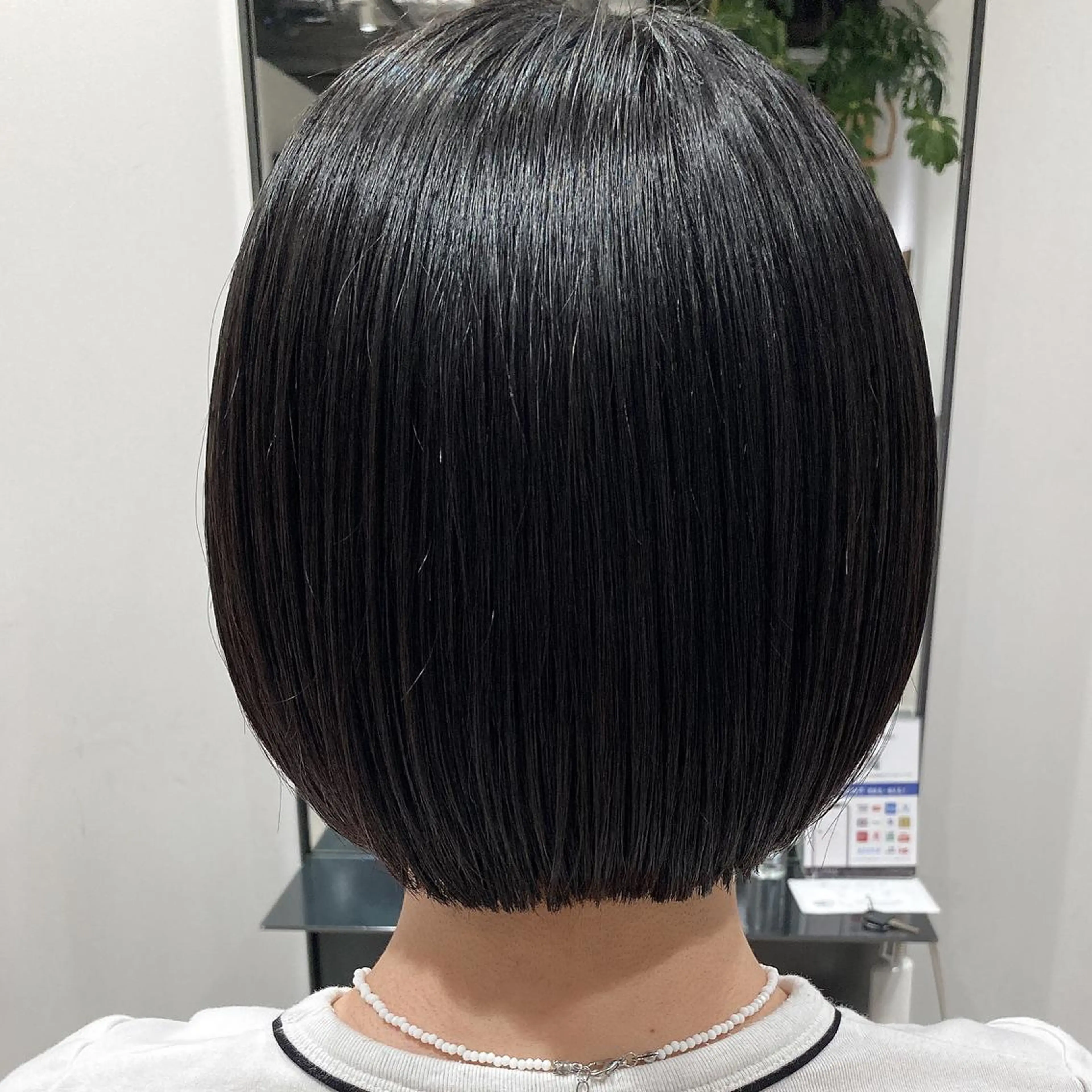 ショート カラー ボブ カット ヘアカラー トリートメント ヘッドスパ GO TODAY SHAIRE SALON 渋谷モディ所属・スキバサミを使わない カット🌼唯🌼のヘアスタイル