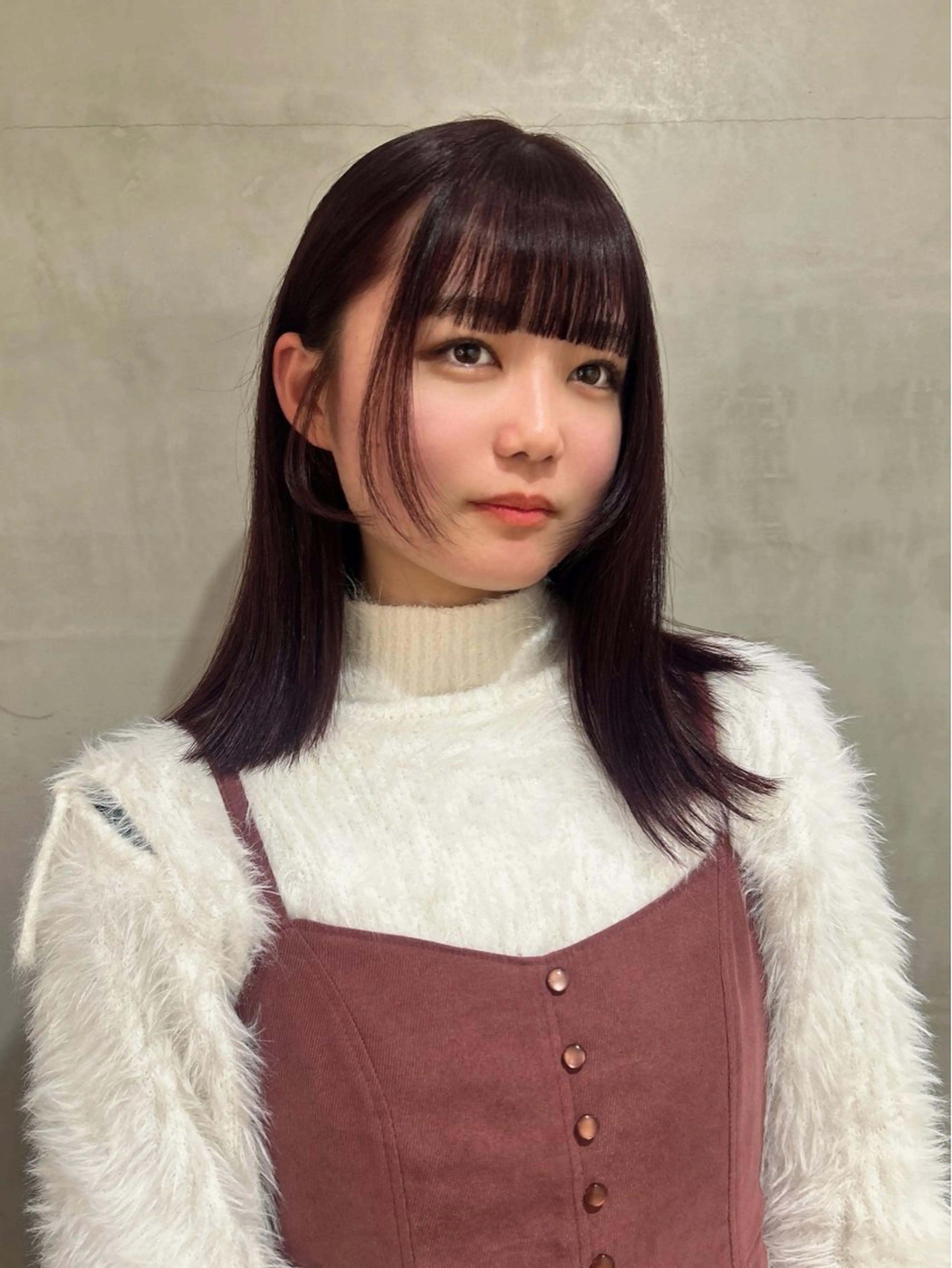 セミロング カラー ヘアカラー トリートメント デザインカラー❤︎ イシイレイのヘアスタイル