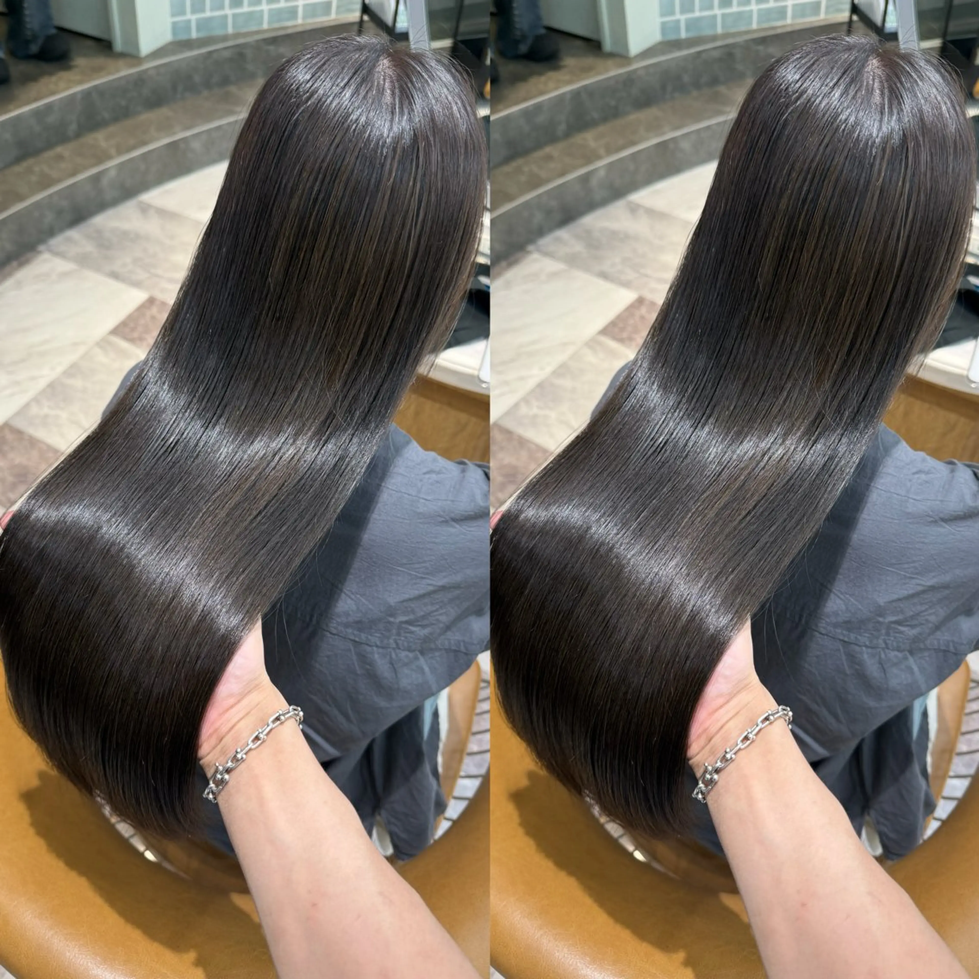 ロング カット ヘアカラー 縮毛矯正 トリートメント 美髪/カラー 美容院🌈渡辺隼也のヘアスタイル