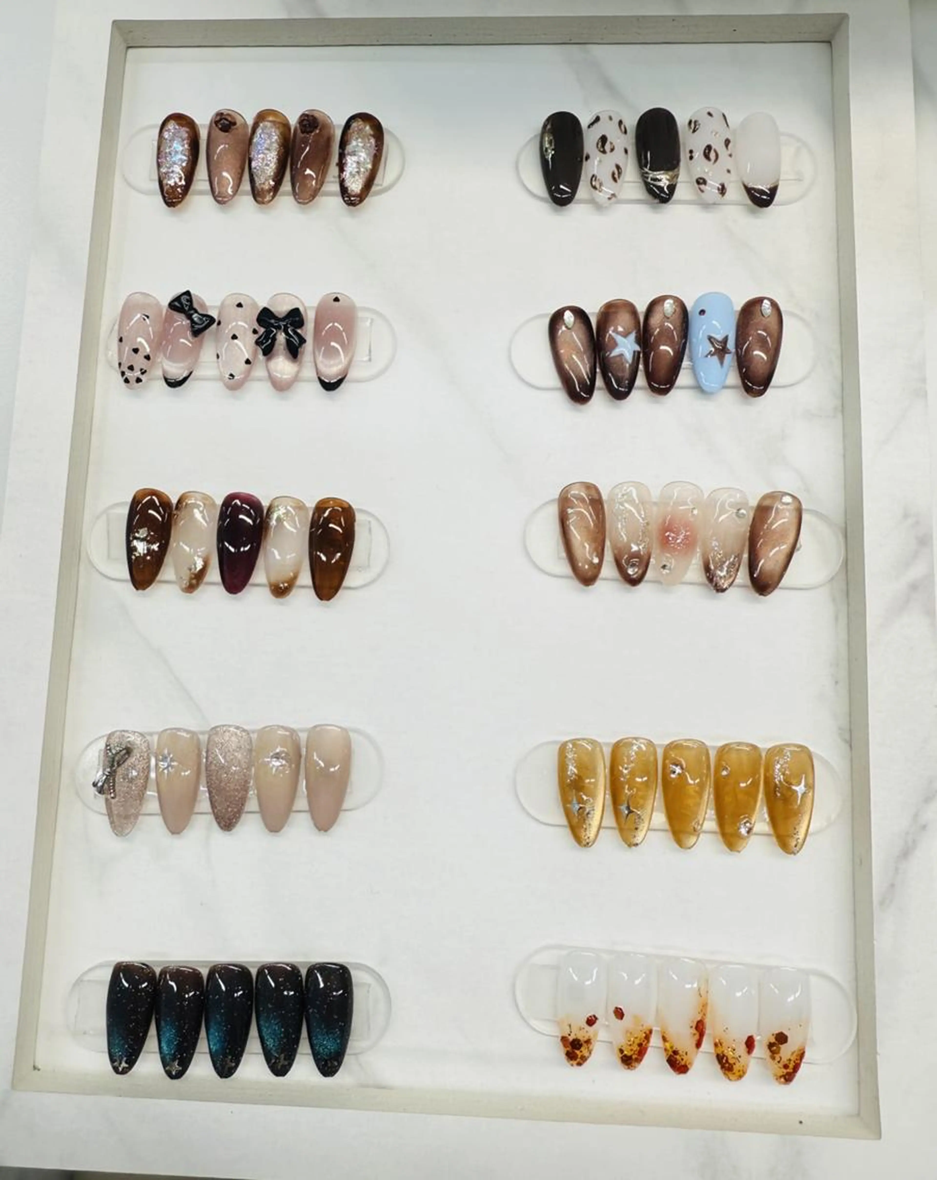 自爪❣️New 秋季節🤎定額デザイン （オフなし）の写真