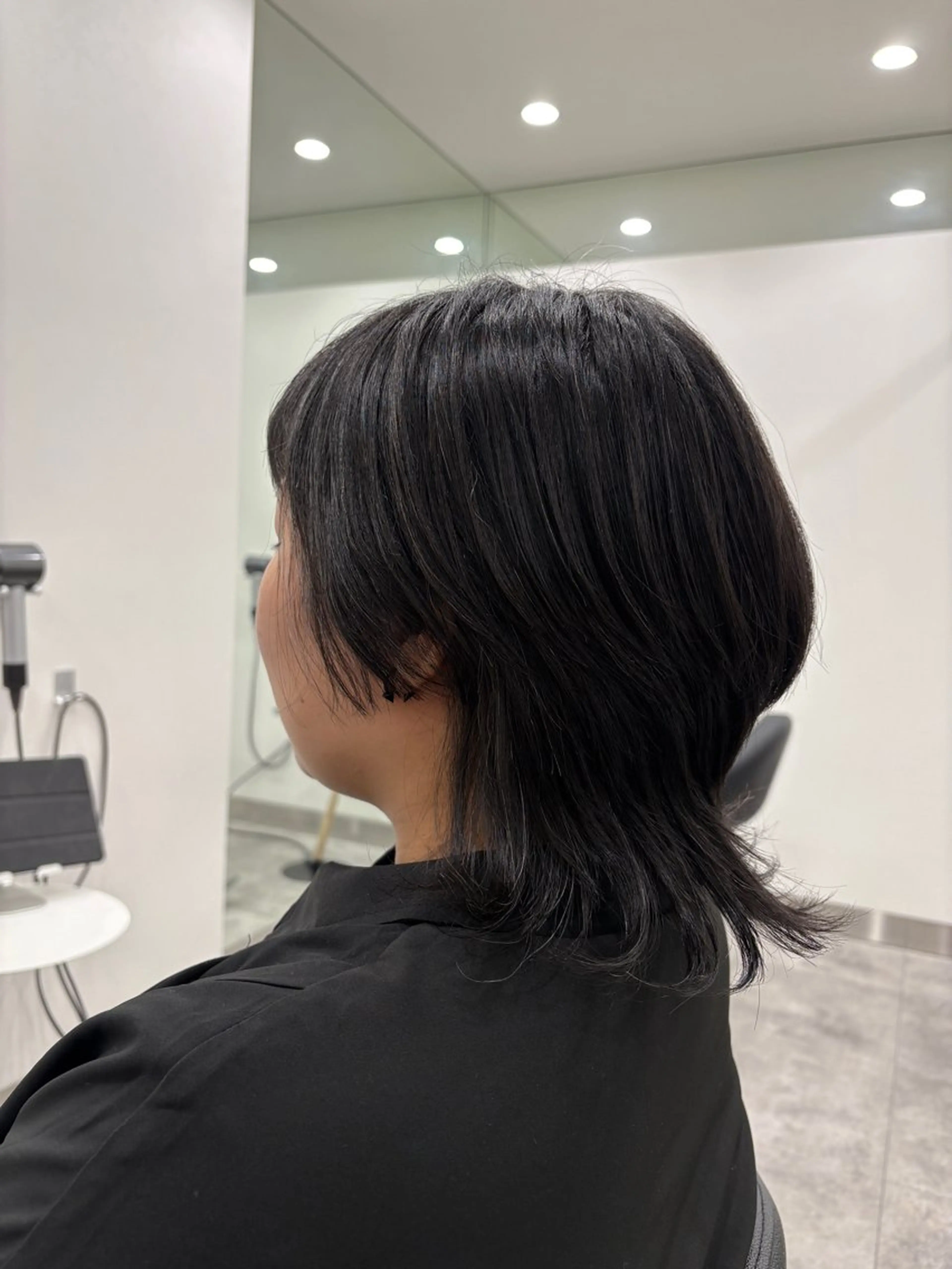 ミディアム カラー ヘアアレンジ ブリーチ ケアブリーチ ボブ 韓国風ヘア レイヤーカット カット 💝似合わせカット& カラーＵｒｕｎａ💝のヘアスタイル