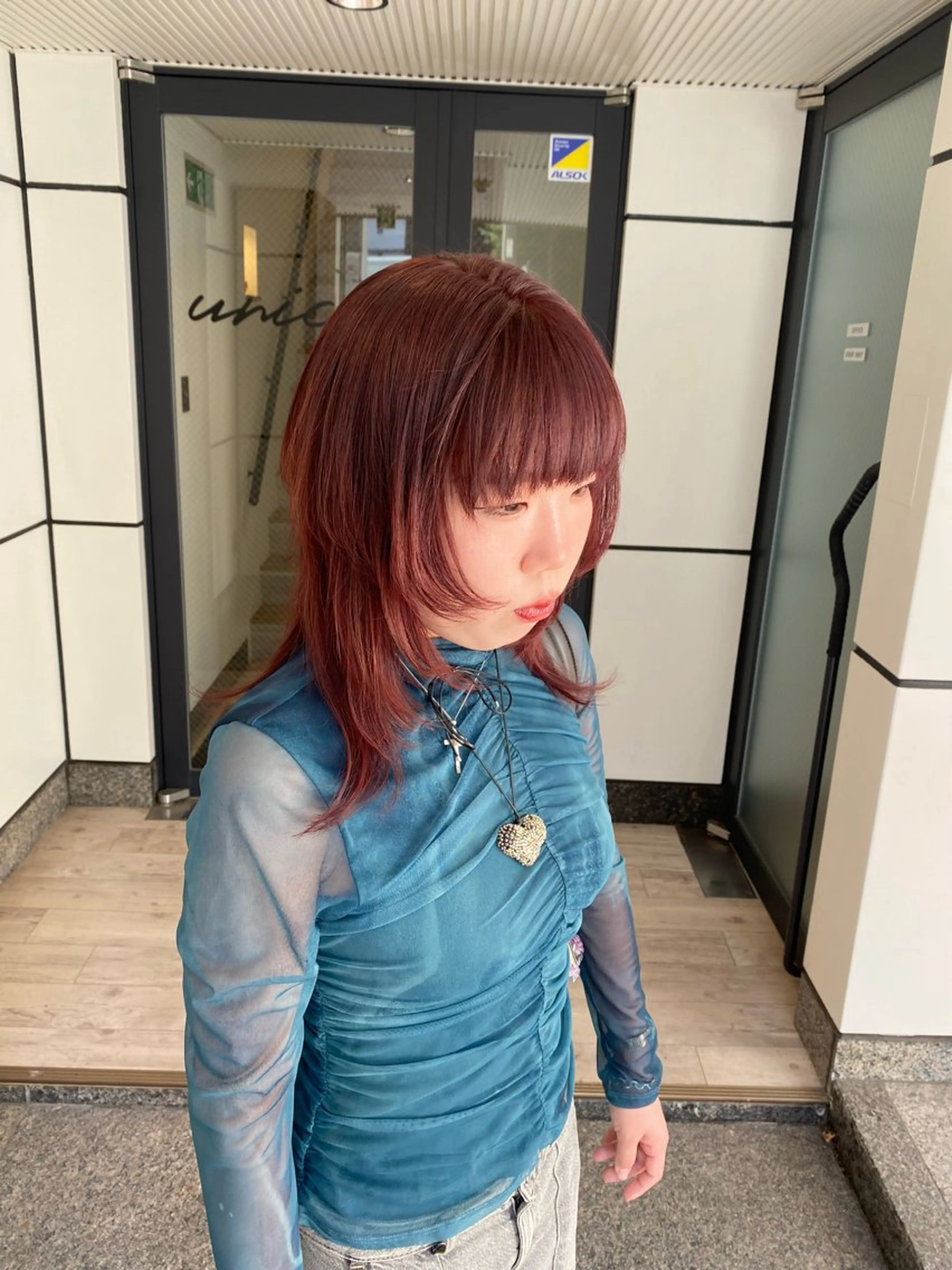 ミディアム カラー カット ヘアカラー トリートメント 🍑 モモカ🍑のヘアスタイル