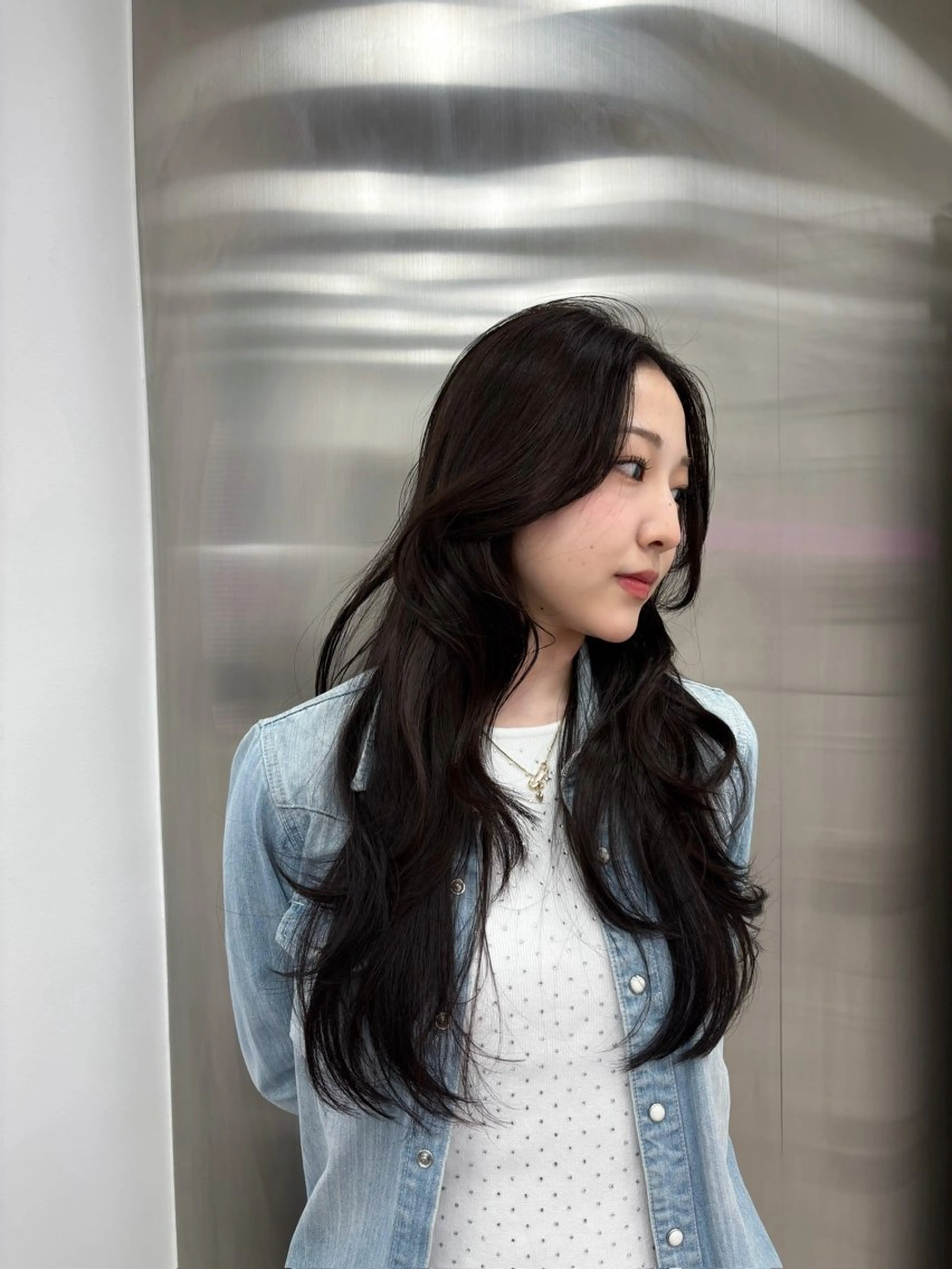 セミロング カラー カット ヘアカラー トリートメント ヘッドスパ ヘアセット 表参道ハッシュカット レイヤー/リノンのヘアスタイル