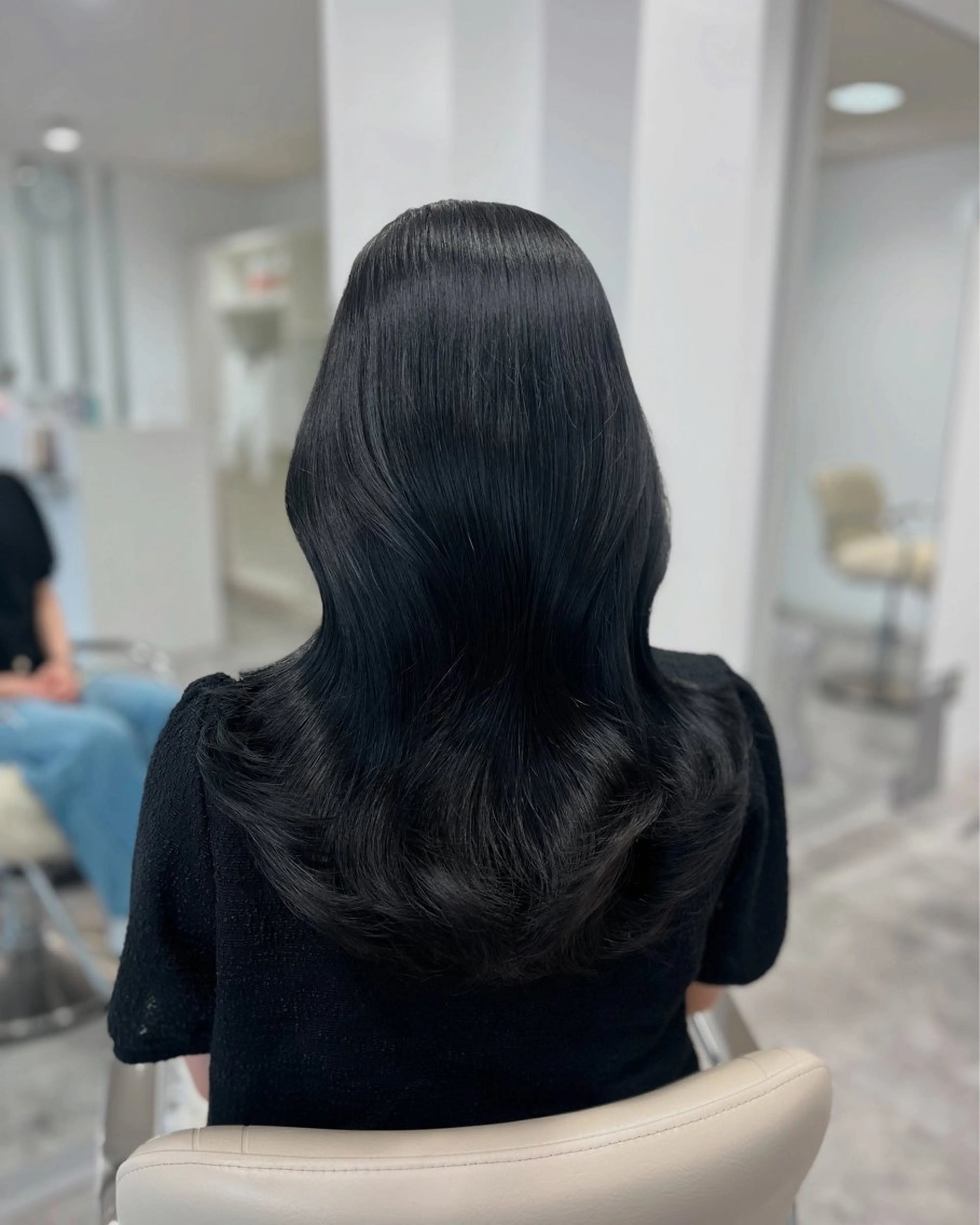 ロング カット ヘアカラー 𝑴𝑰𝑯𝑶 ／ワンホンヘアのヘアスタイル