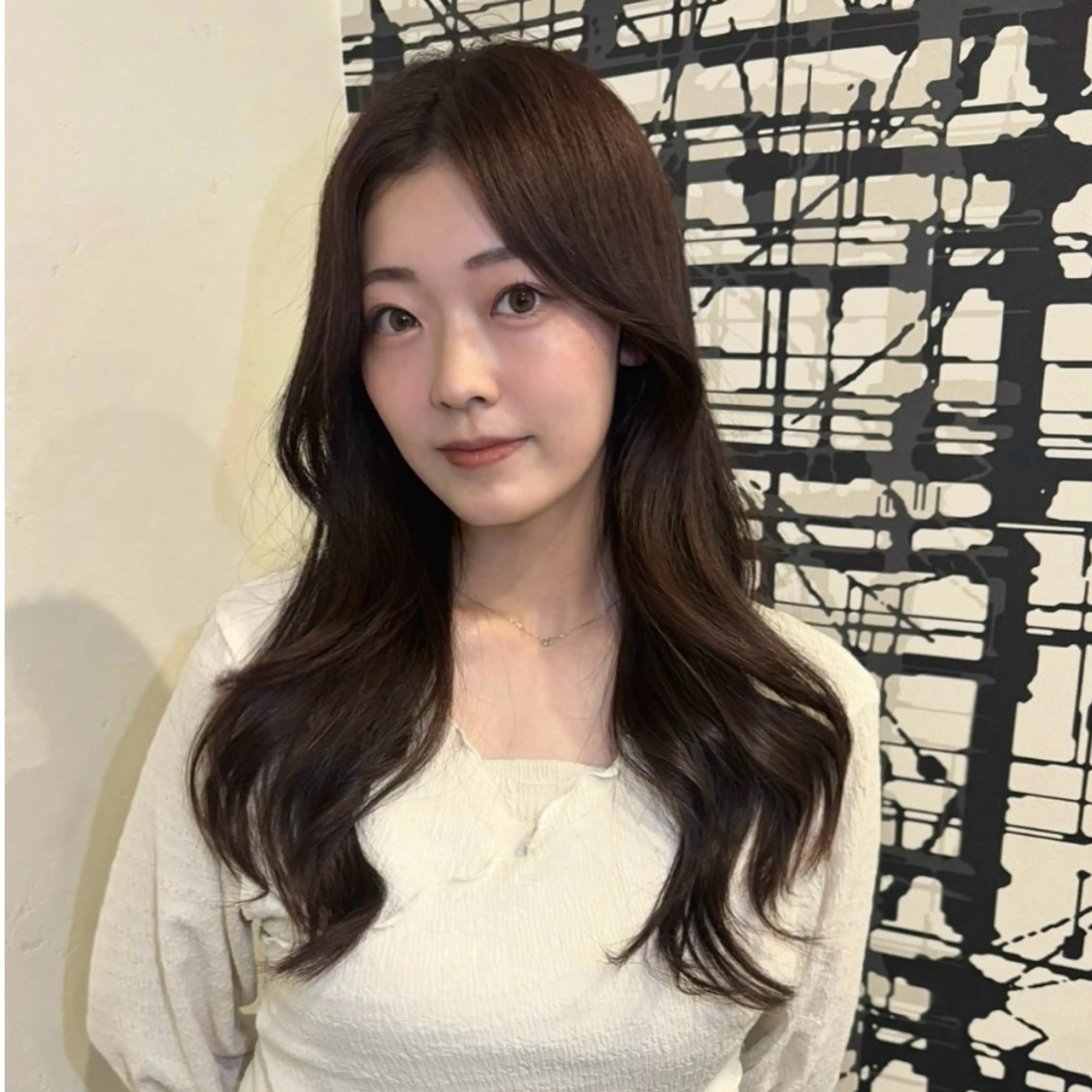 ロング カラー カット ヘアカラー トリートメント 透明感カラー/ くびれヘア/ユウユのヘアスタイル