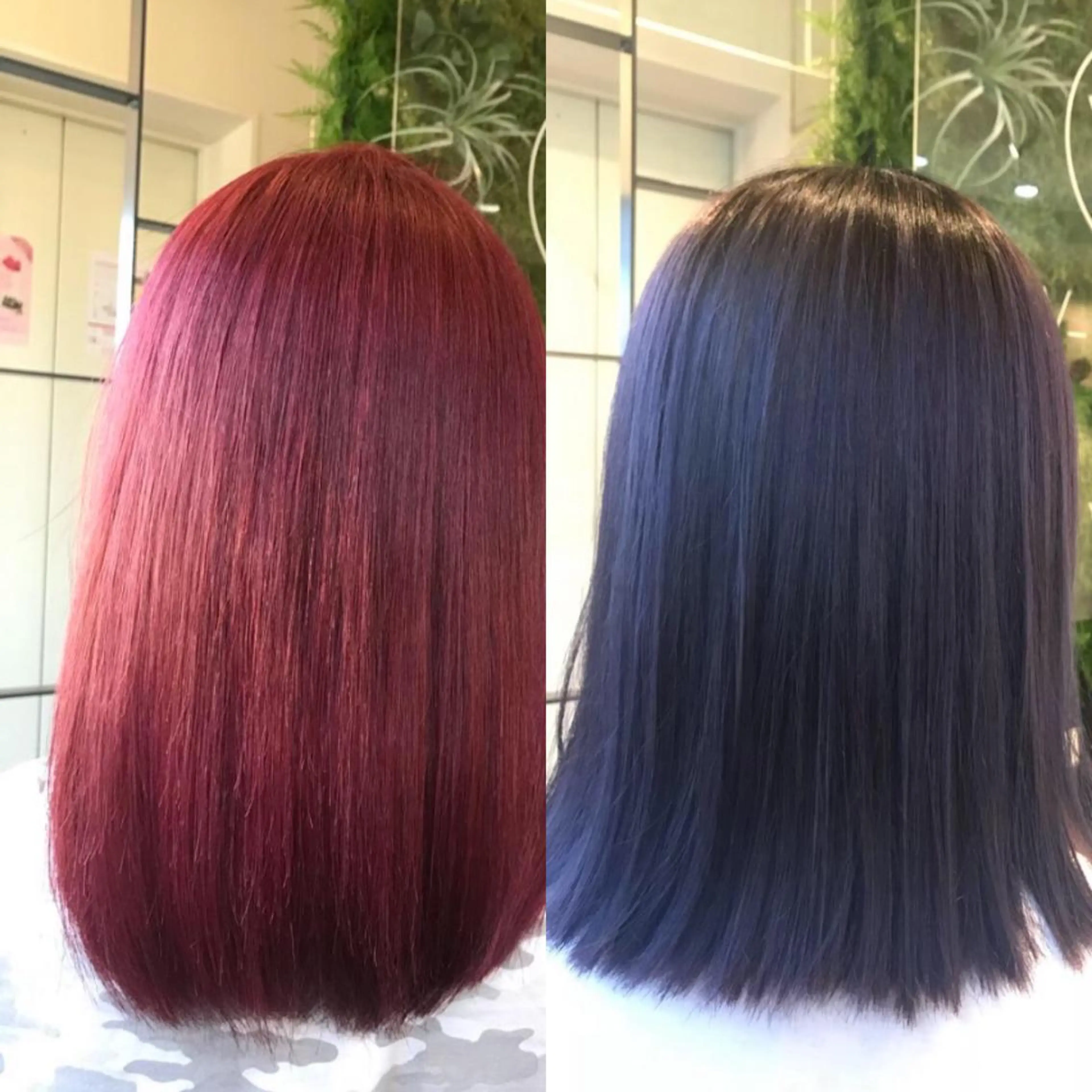 セミロング カラー Hanna by W_SALONのヘアスタイル