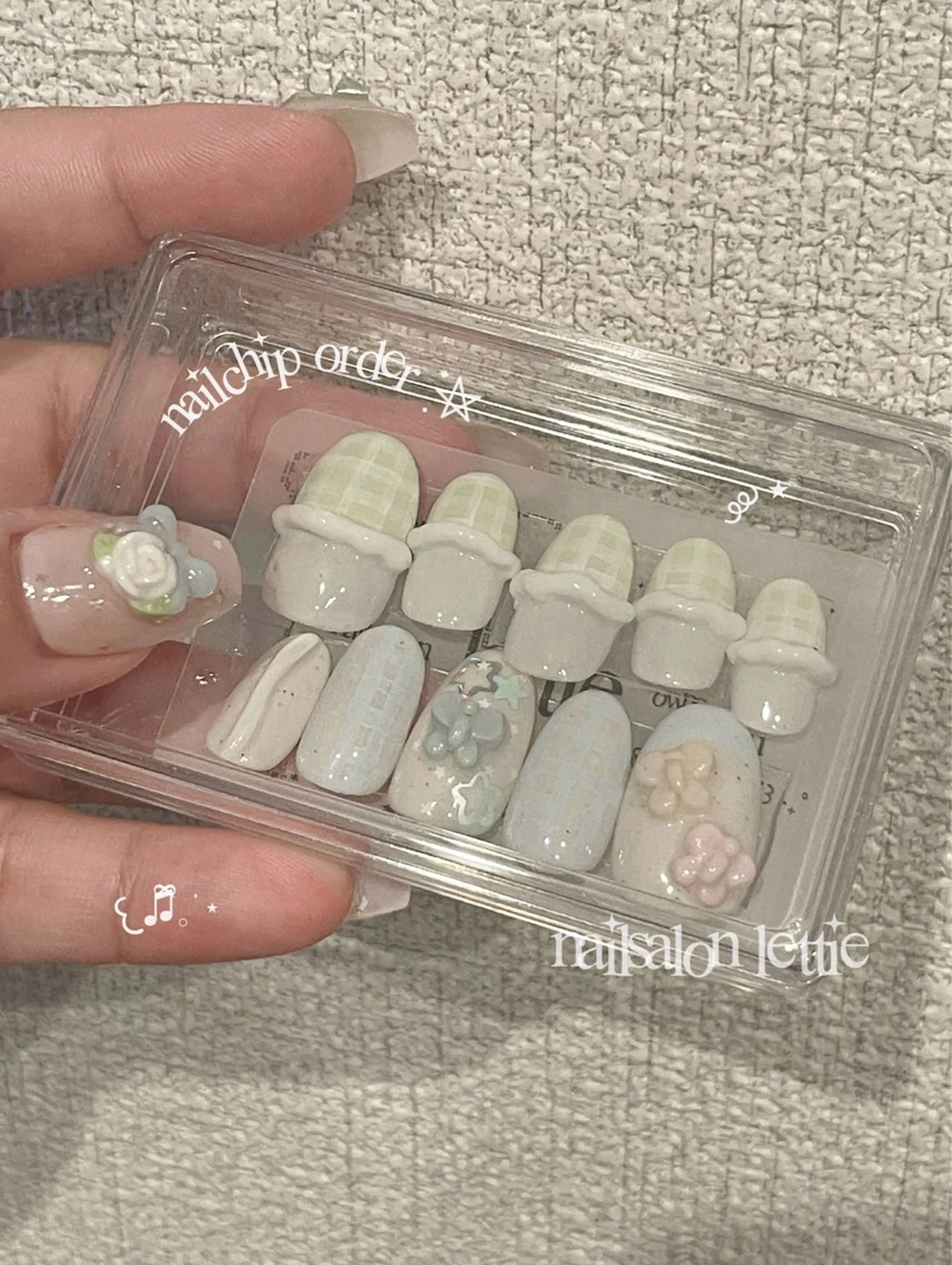 ネイル ガーリー ハンドネイル lettie🎀 京都ガーリーネイルのネイルデザイン