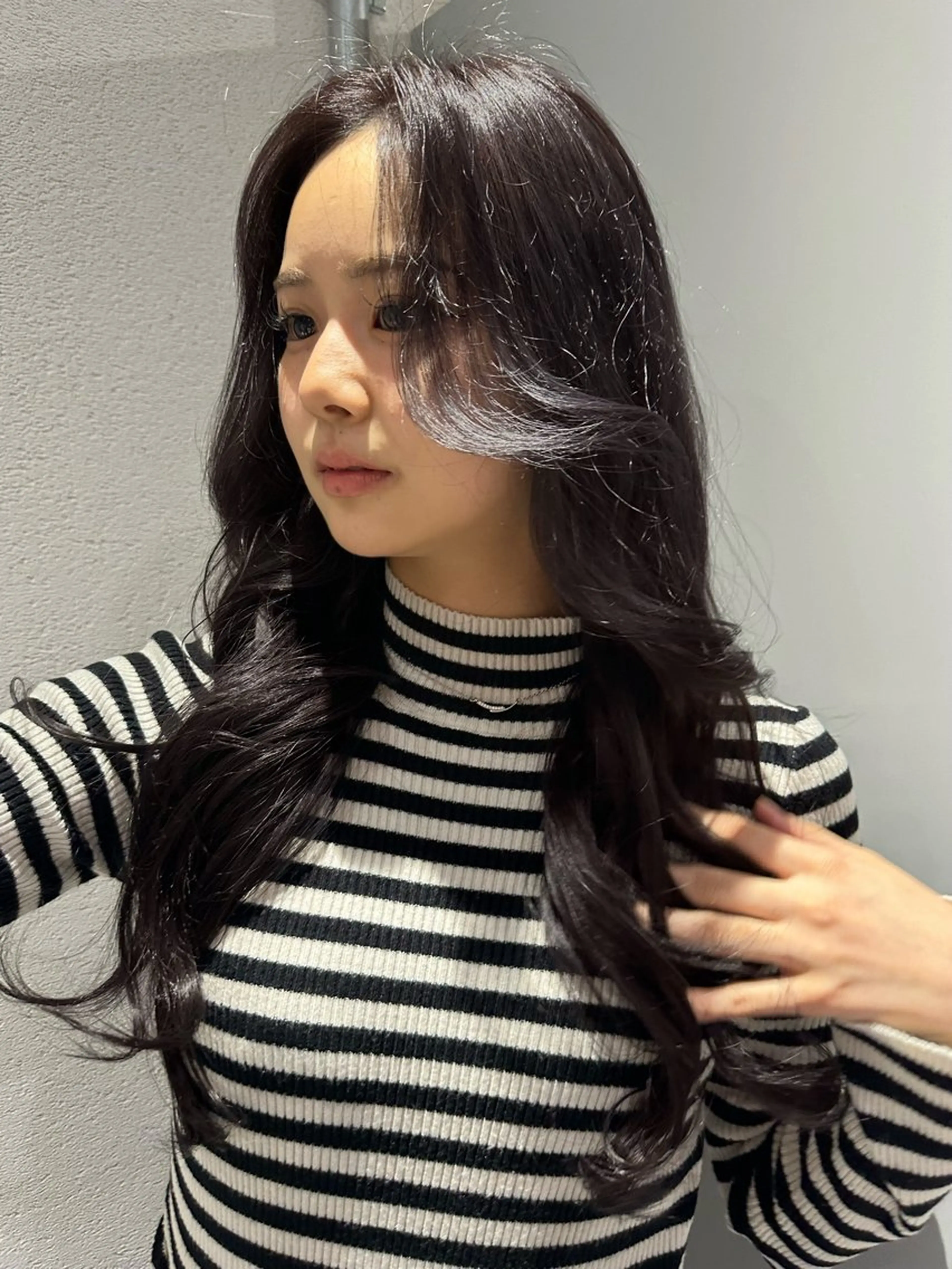ロング カラー 髪質改善 カット ヘアカラー トリートメント 海外風 レイヤー 💠MIKUのヘアスタイル