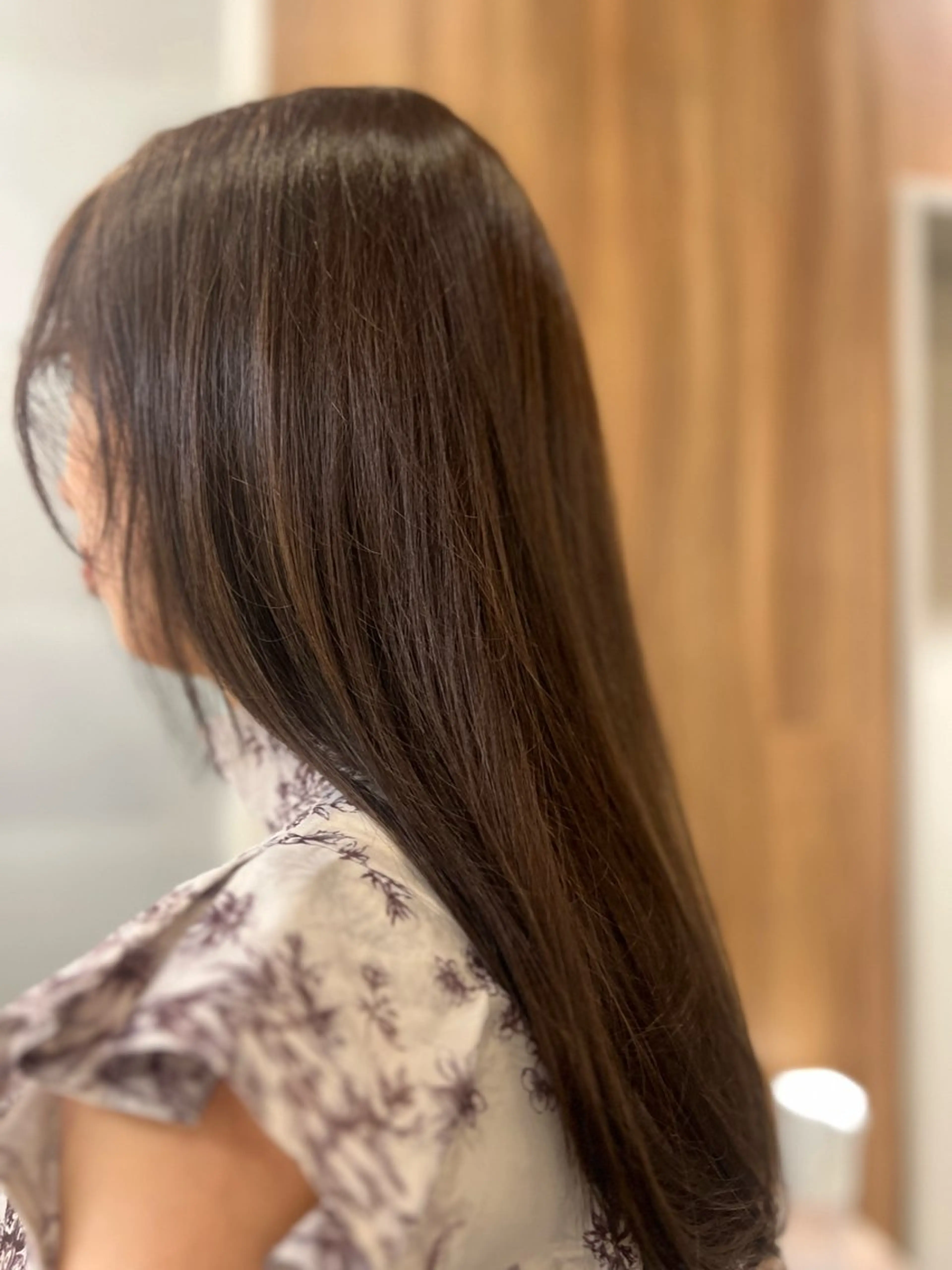 ミディアム カラー トーンアップ🦢 ユメのヘアスタイル
