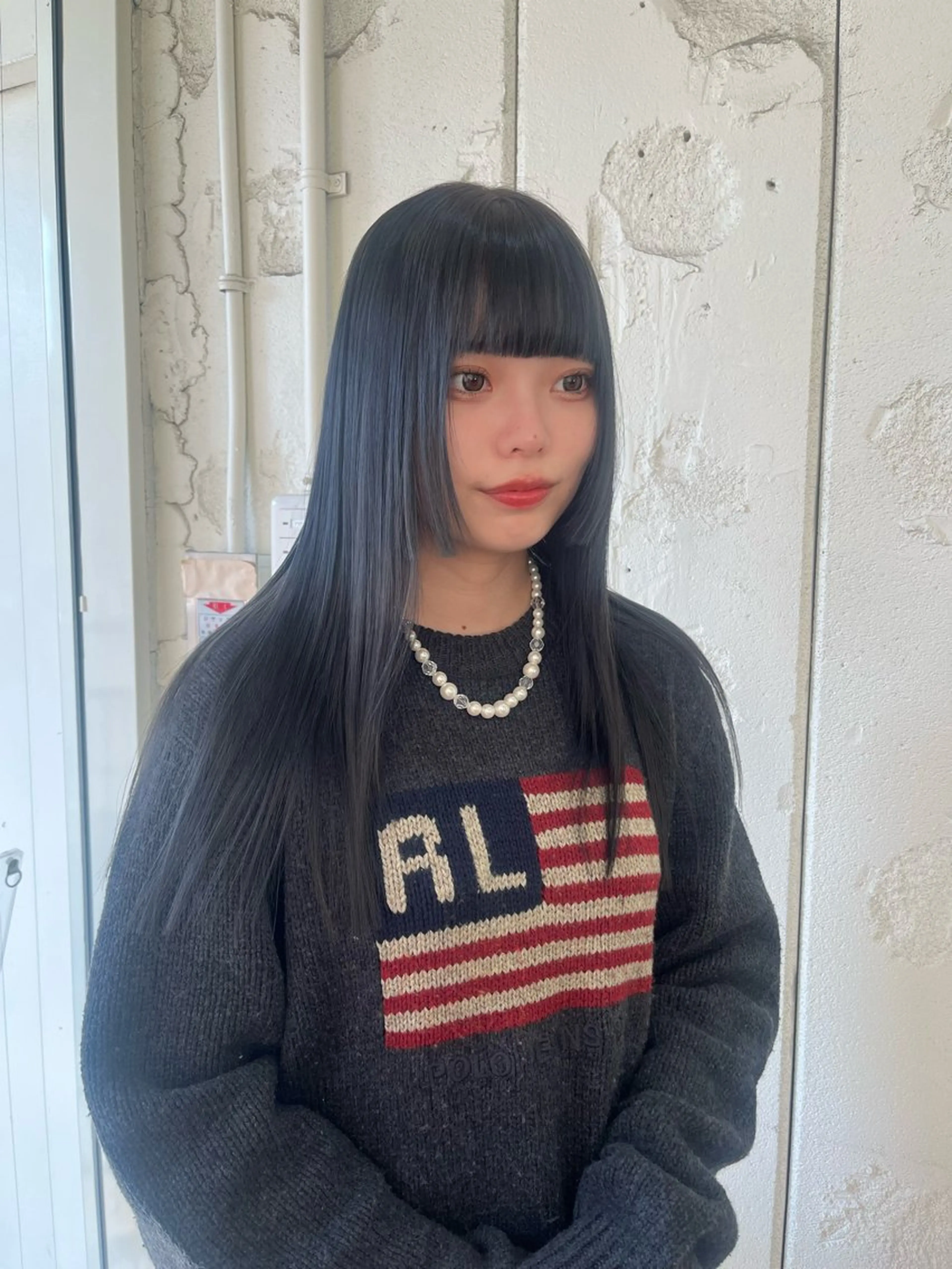 ロング カラー 透明感カラー 姫カット カット ヘアカラー トリートメント ハイトーン🦢 Natsumiのヘアスタイル