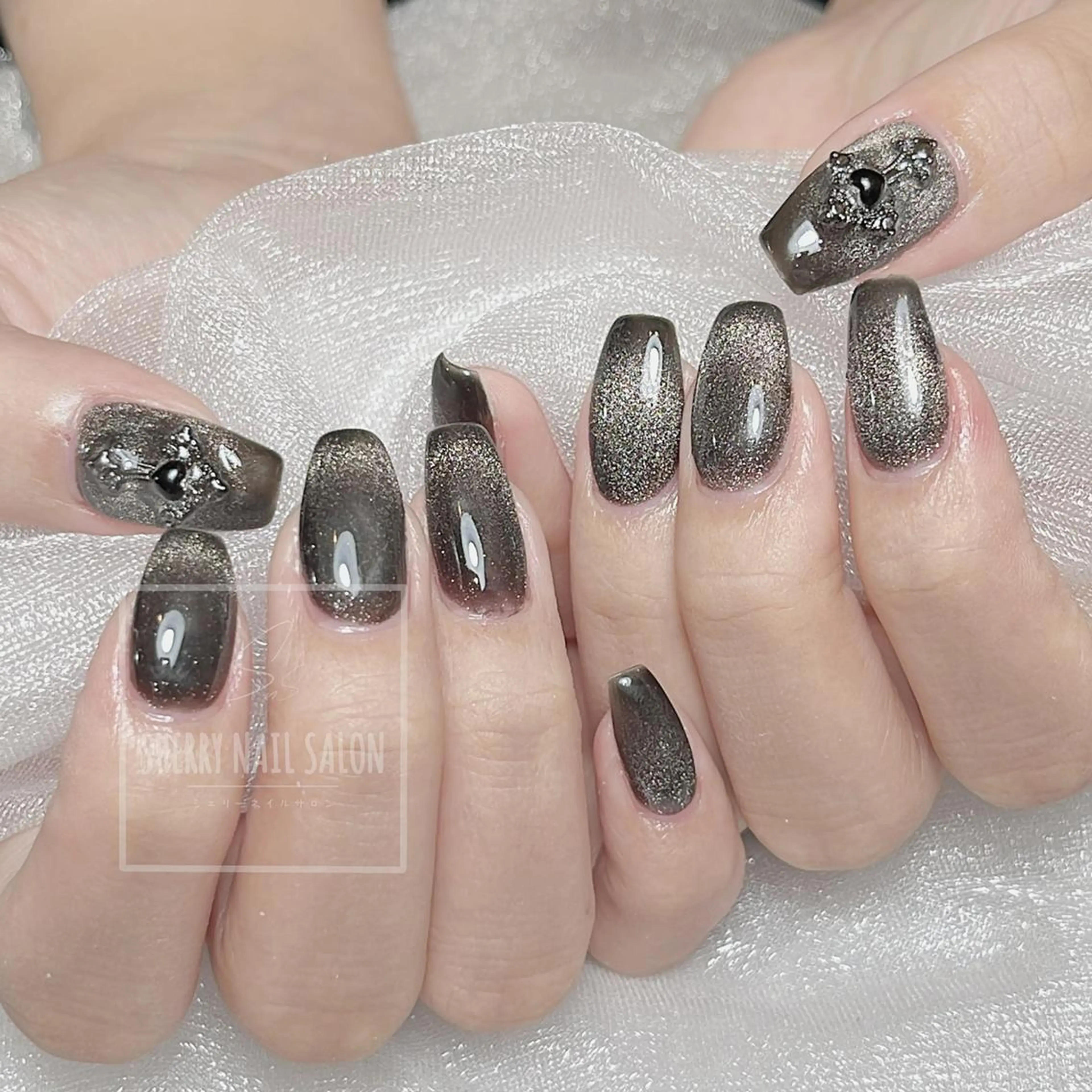 ネイル アートネイル チークネイル フレンチネイル ジェルネイル グラデーション moe自宅ネイルサロン所属・萌 自宅ネイルサロンのネイルデザイン