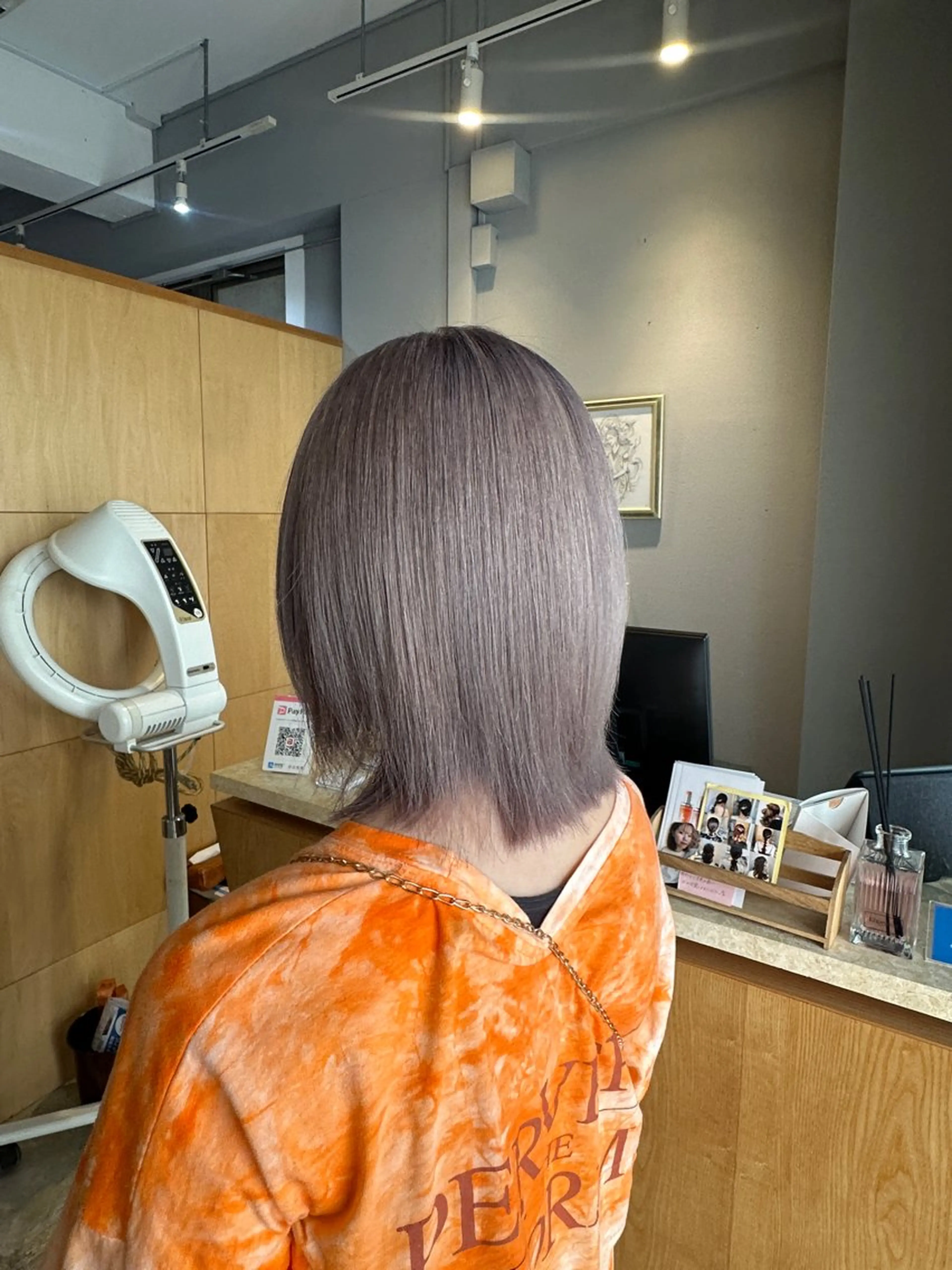 ミディアム ヘアカラー トリートメント miloc MOMOKAのヘアスタイル
