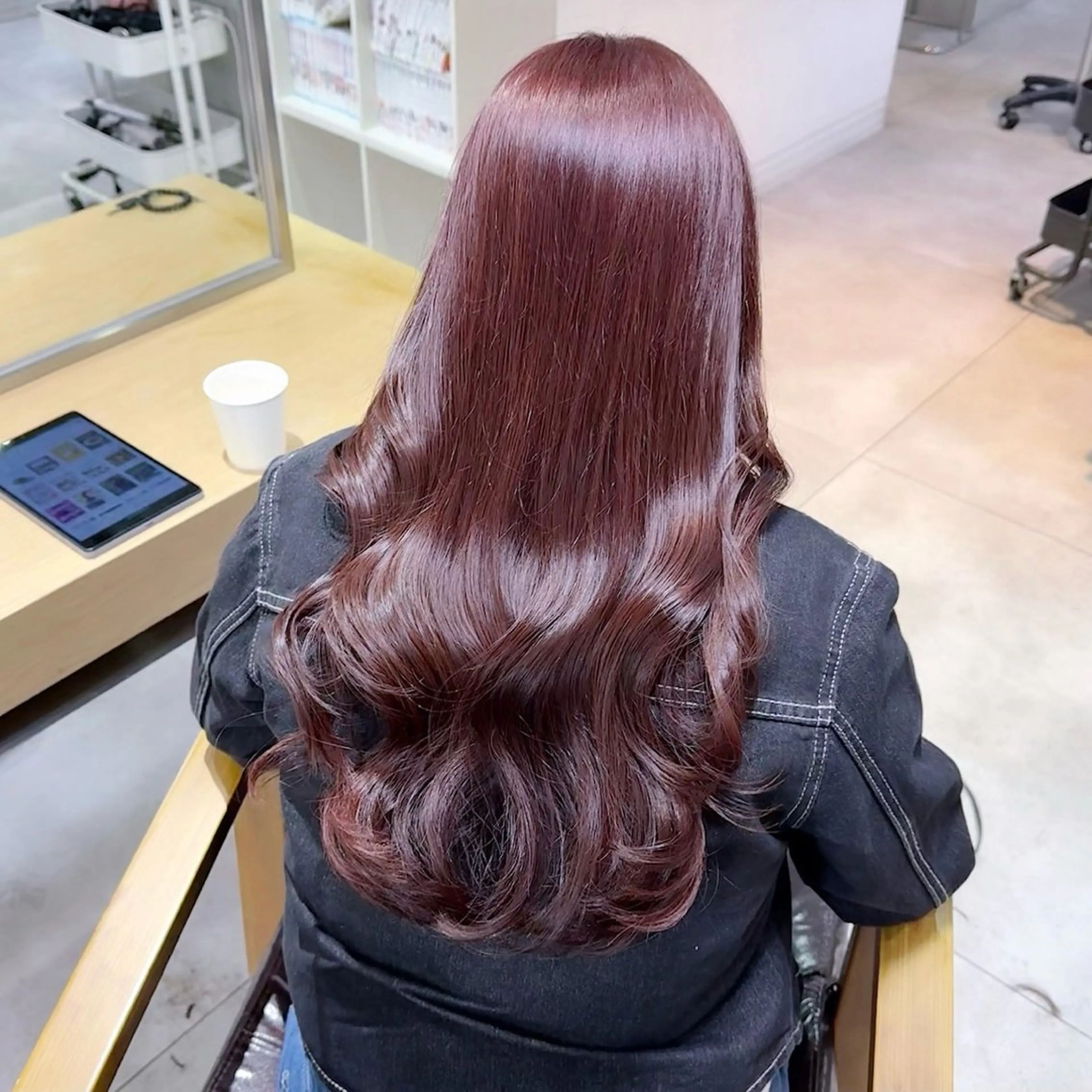 ロング カラー カット ヘアカラー Alea by little 横浜所属・♡🌚垢抜け艶カラー Shiori🌝♡のヘアスタイル