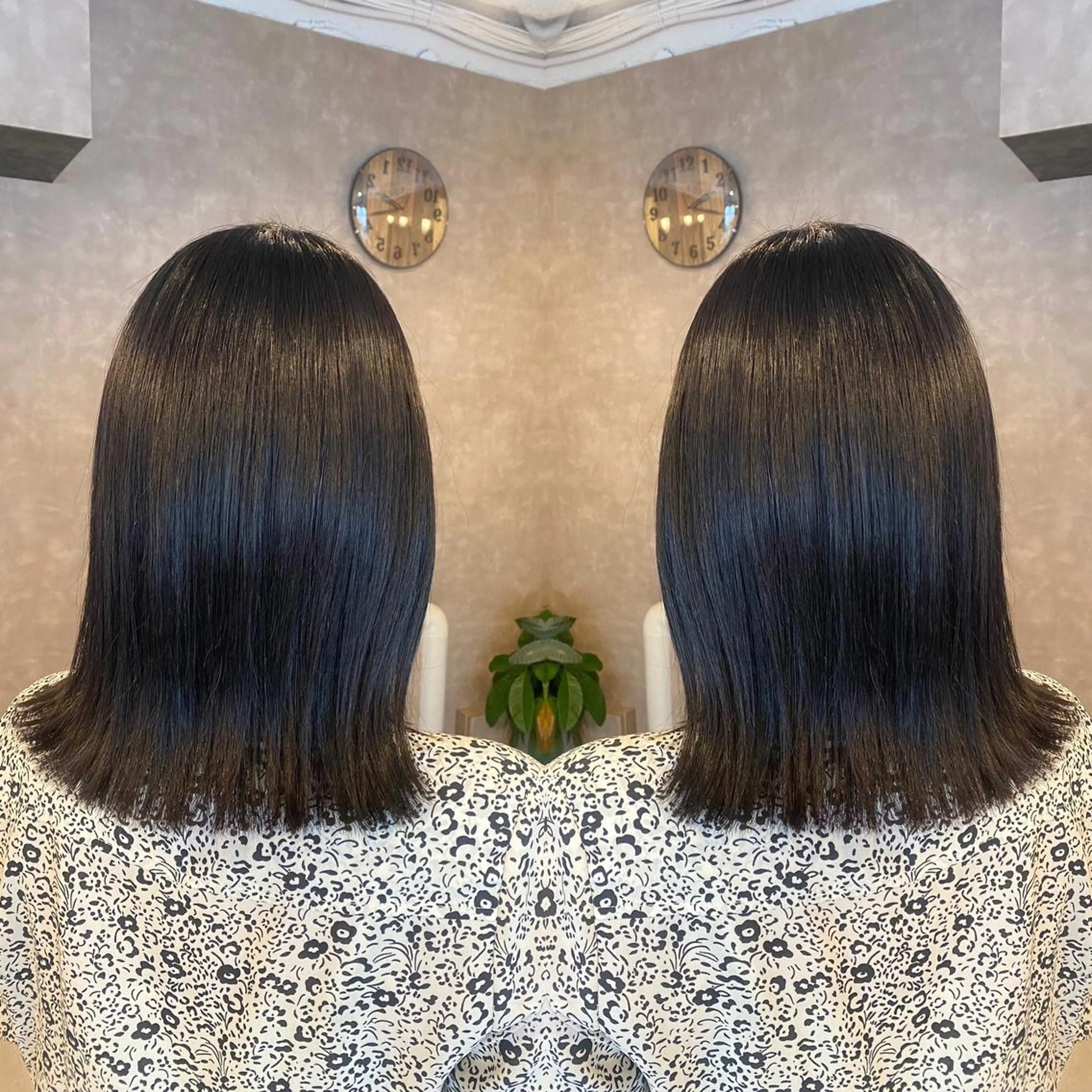 ミディアム カラー カット トリートメント tocca 💜石田愛結💜のヘアスタイル