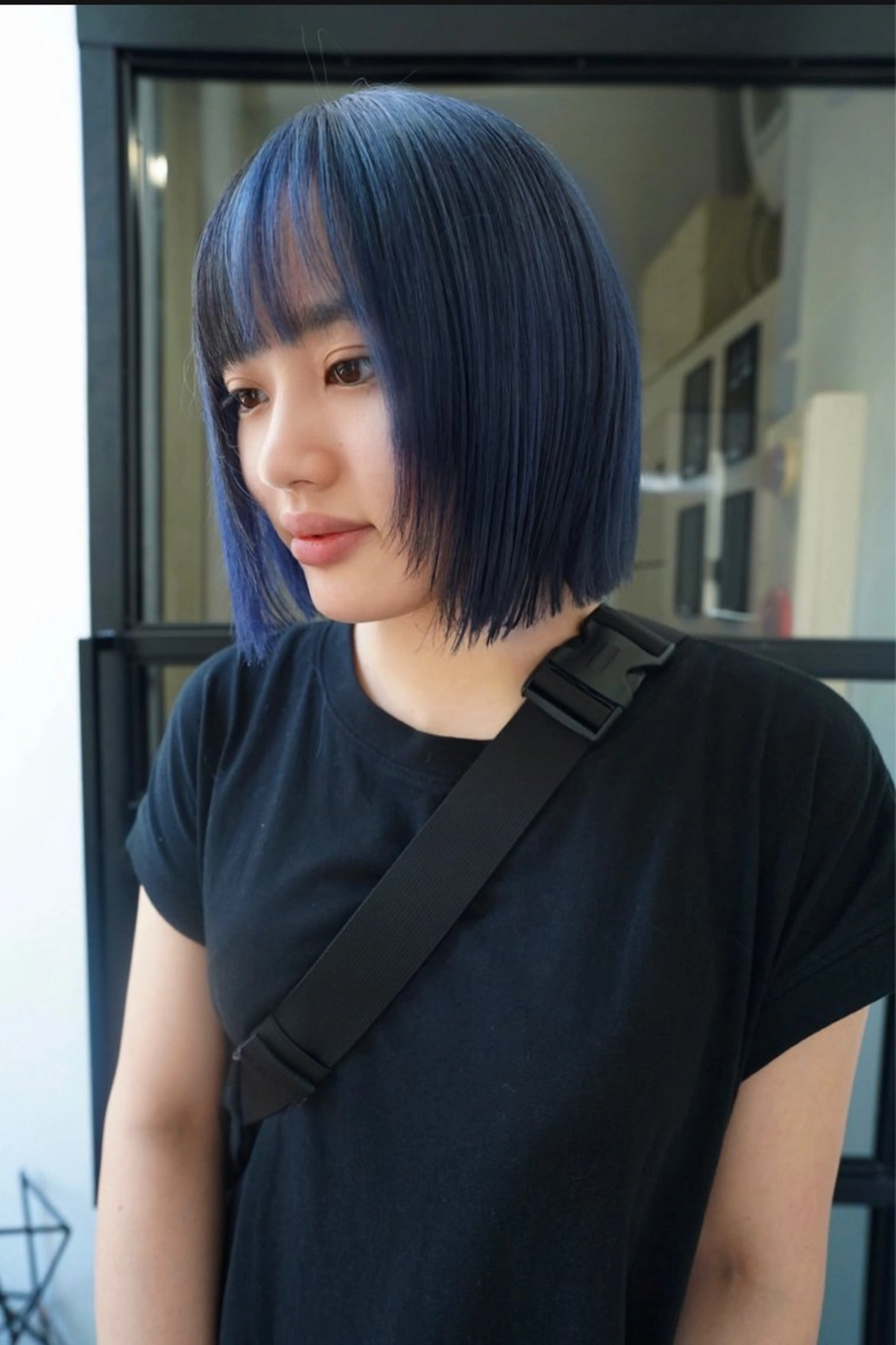 ミディアム カラー ヘアカラー 原田 朱里のヘアスタイル