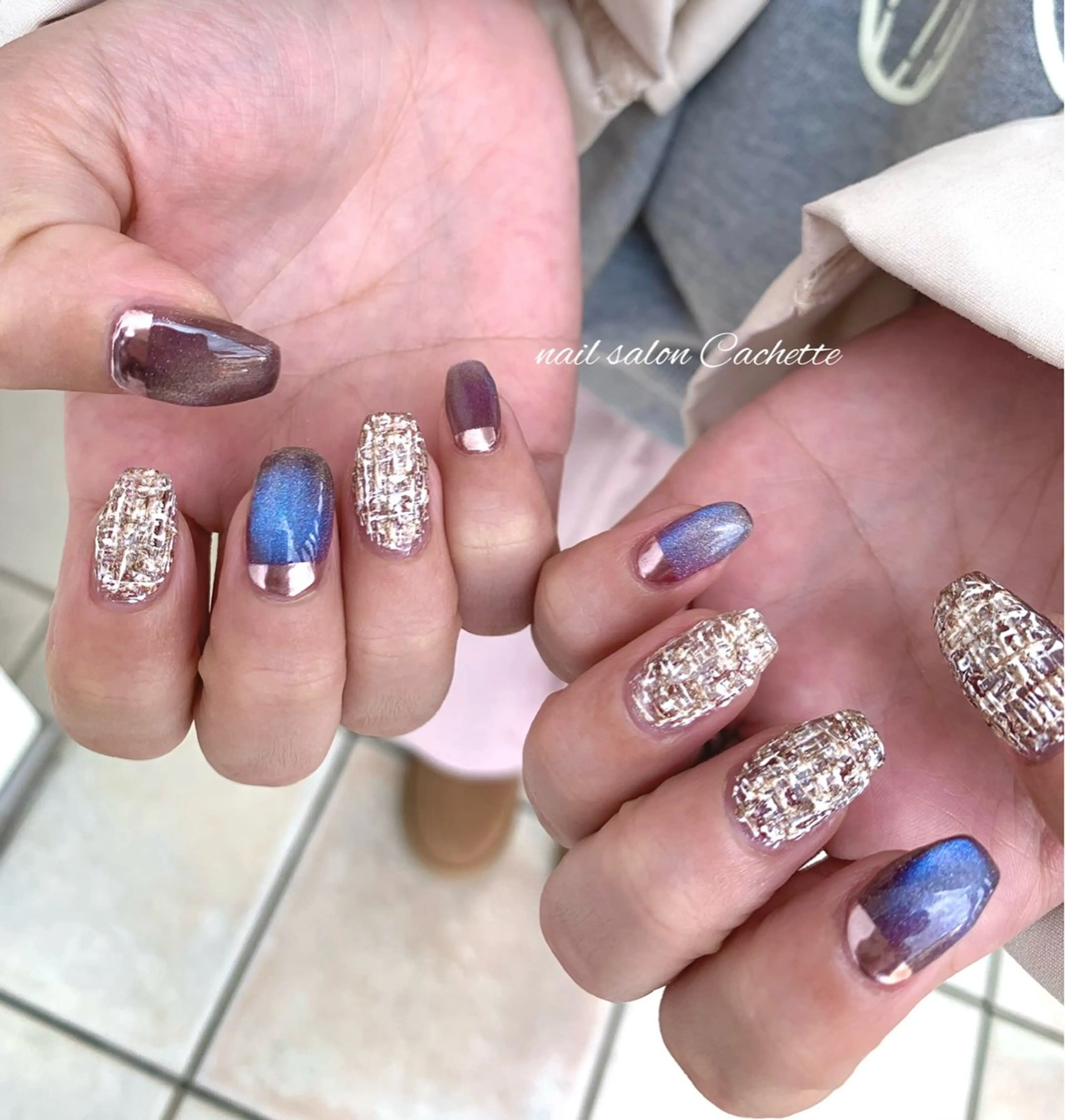 ネイル ハンドネイル ✧Cachette✧ YUKARIのネイルデザイン