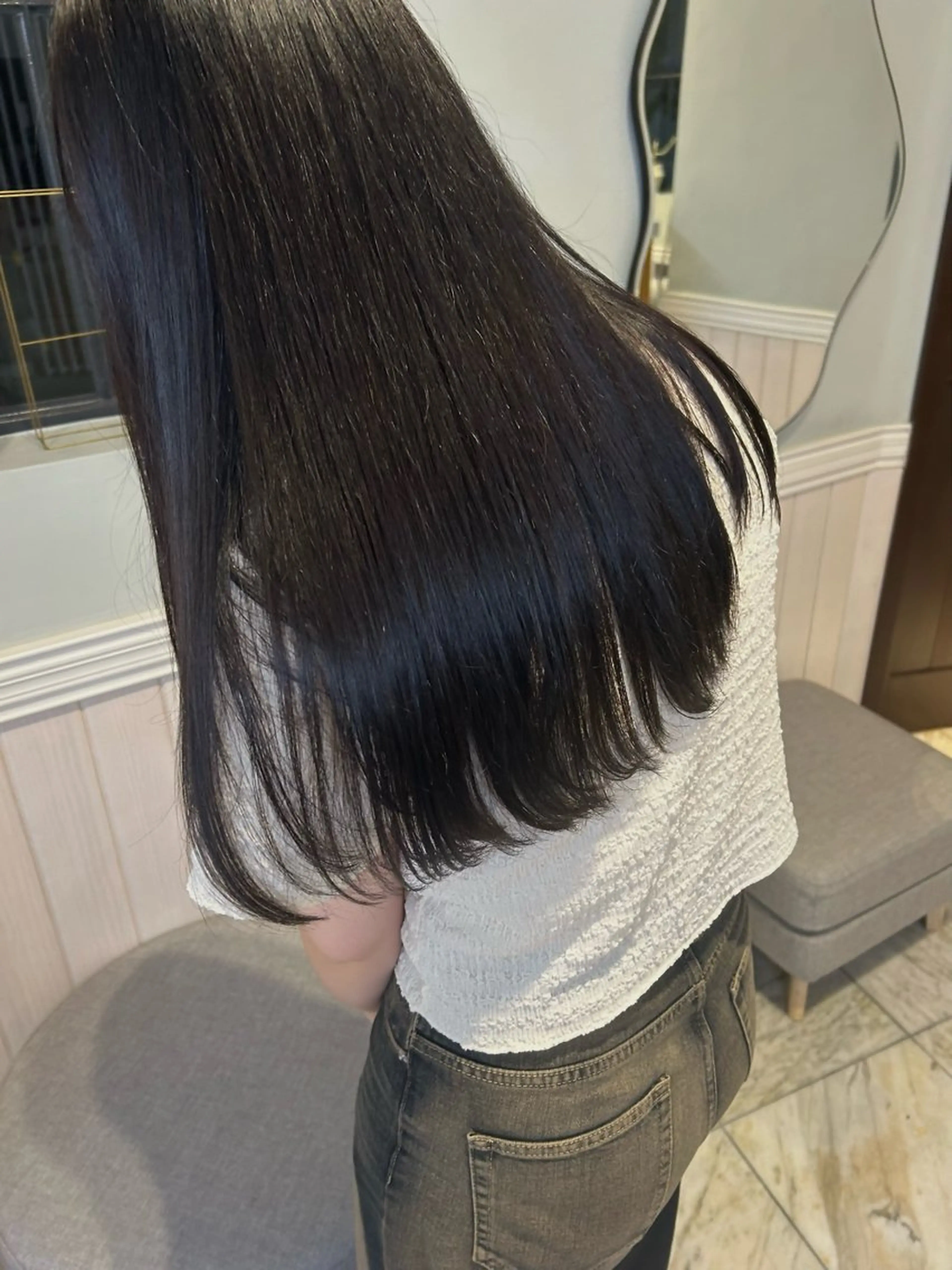 ロング カラー ヘアカラー トリートメント Lidee kanonのヘアスタイル