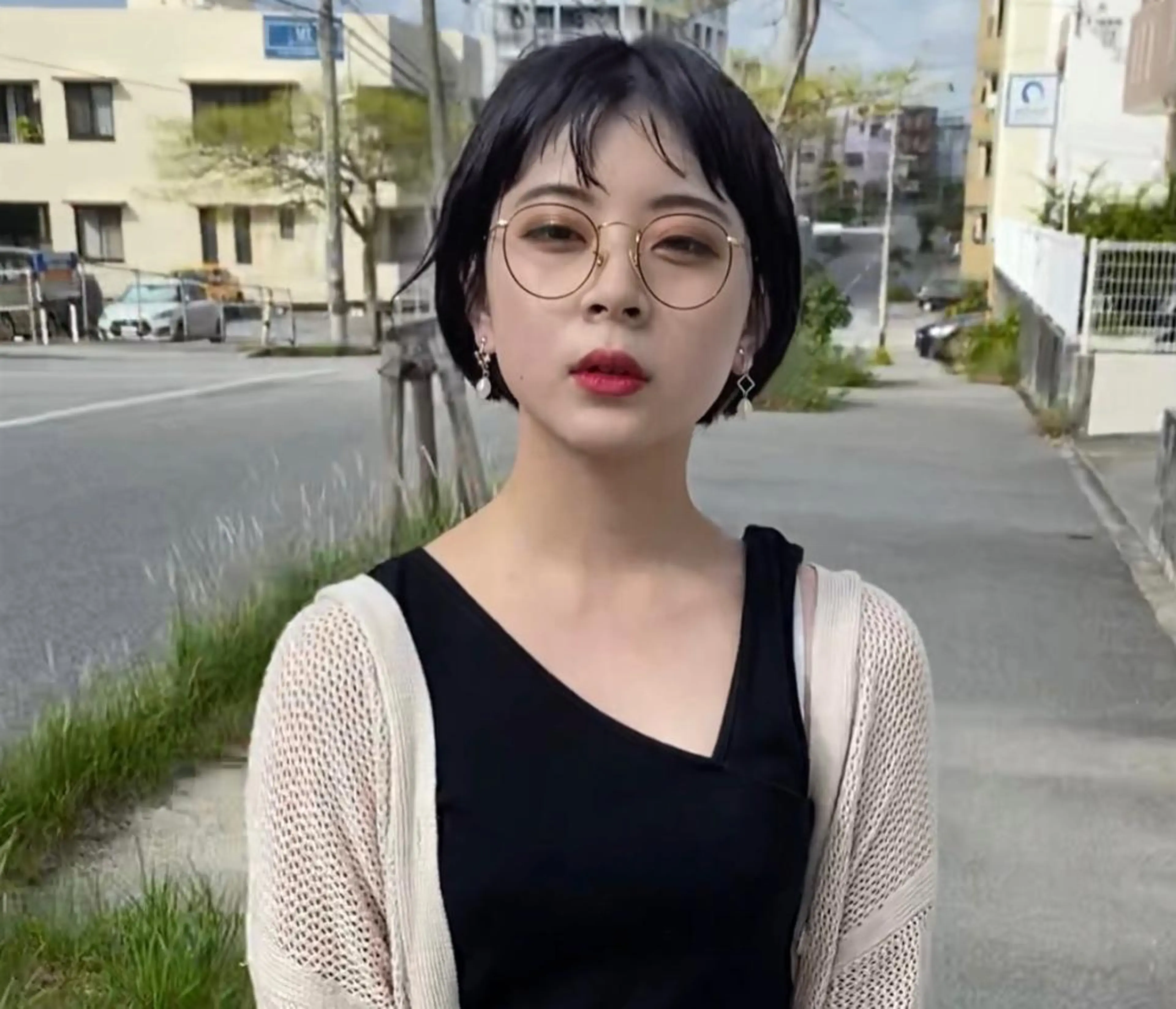 ショート カラー イルミナカラー カット ヘアカラー grand juteのヘアスタイル