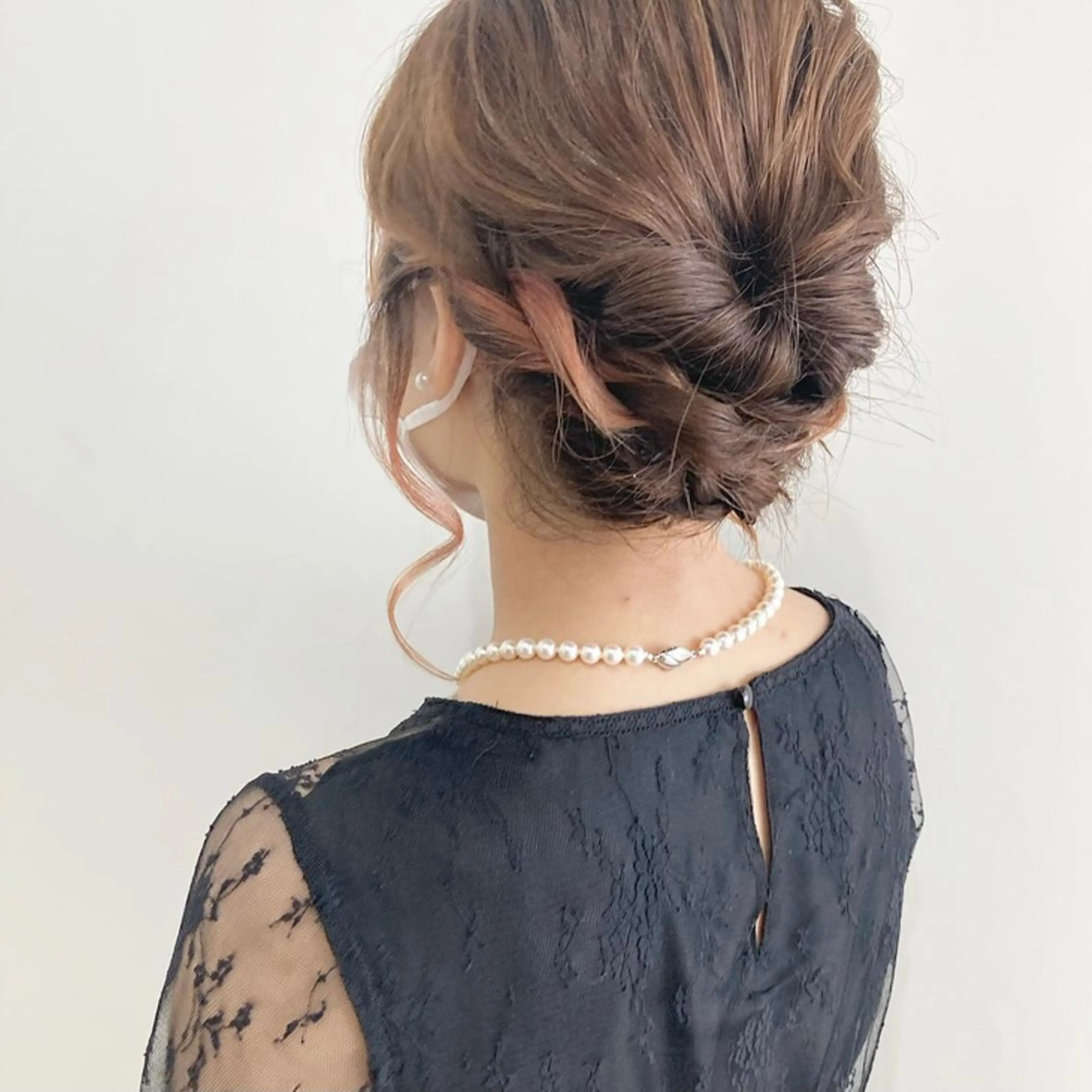 ミディアム ヘアアレンジ お洒落パーマ/ 艶カラー/michiのヘアスタイル