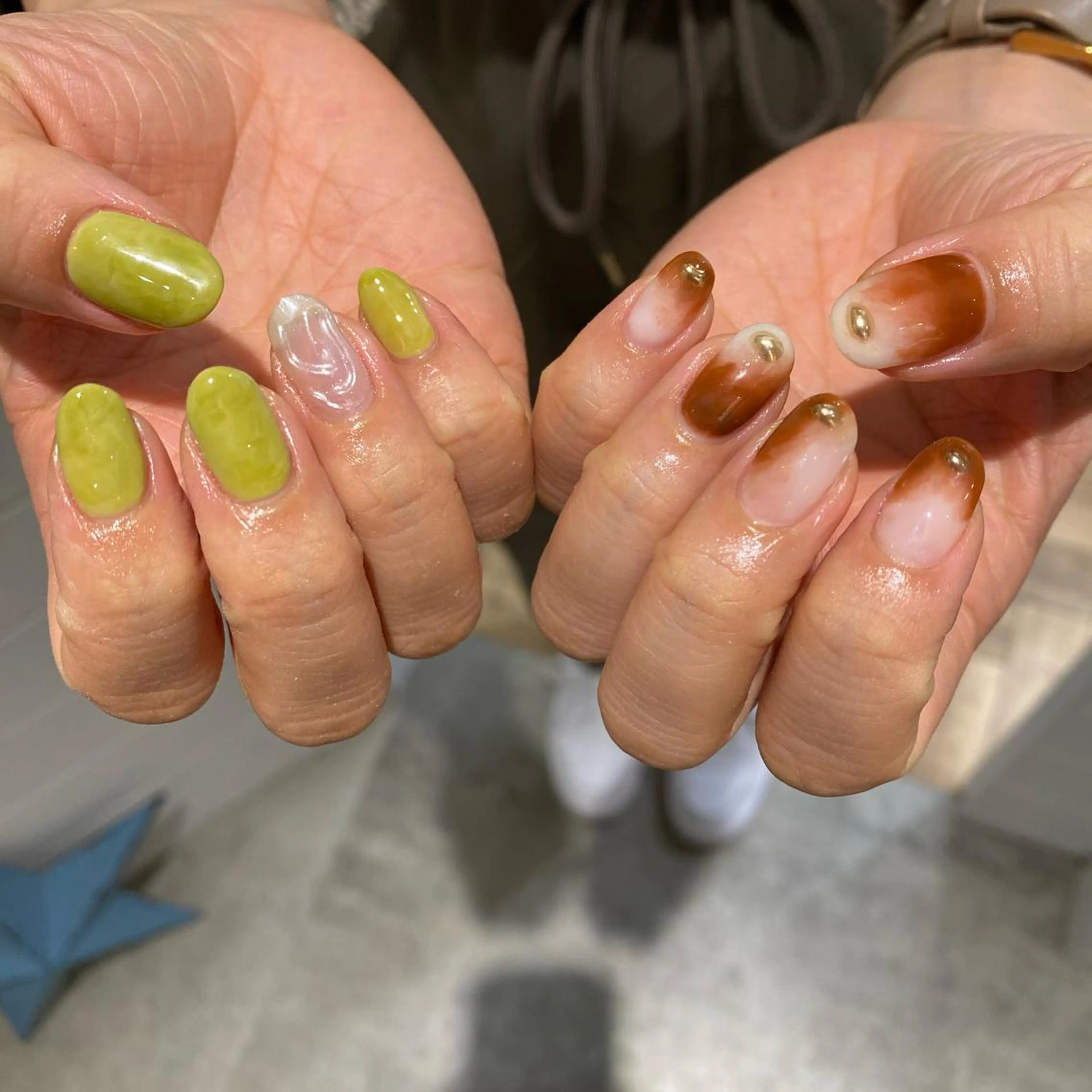 ネイル sio.nail&eyebrow salon shimokitazawa2号店所属・nailist mana𖤐´-のネイルデザイン