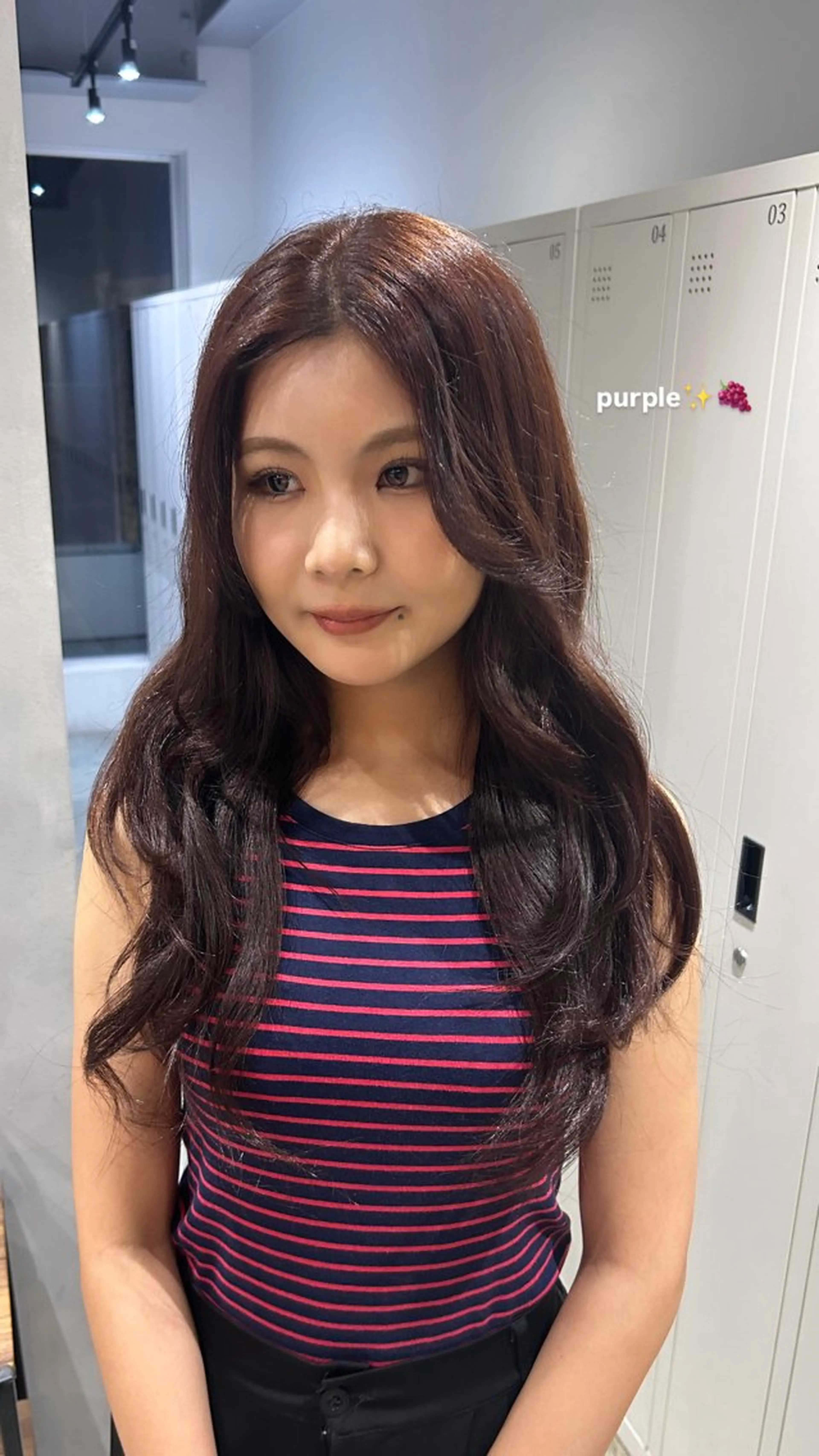 ロング ヘアカラー トリートメント 暖色🧶／ヒロサワ イロハ🤍のヘアスタイル