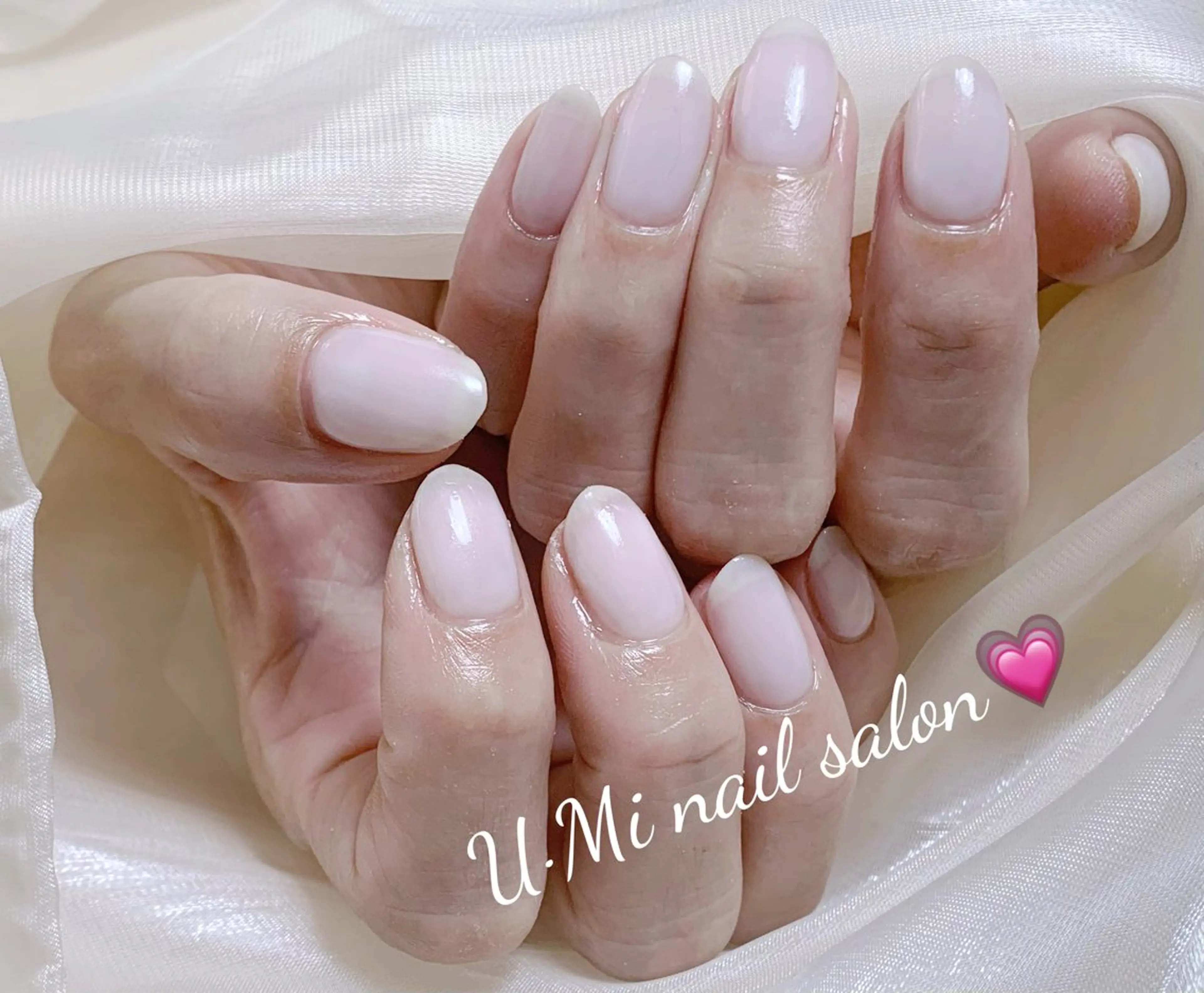 ネイル ワンカラーネイル U·Mi nail salon所属・U·Mi 容のネイルデザイン