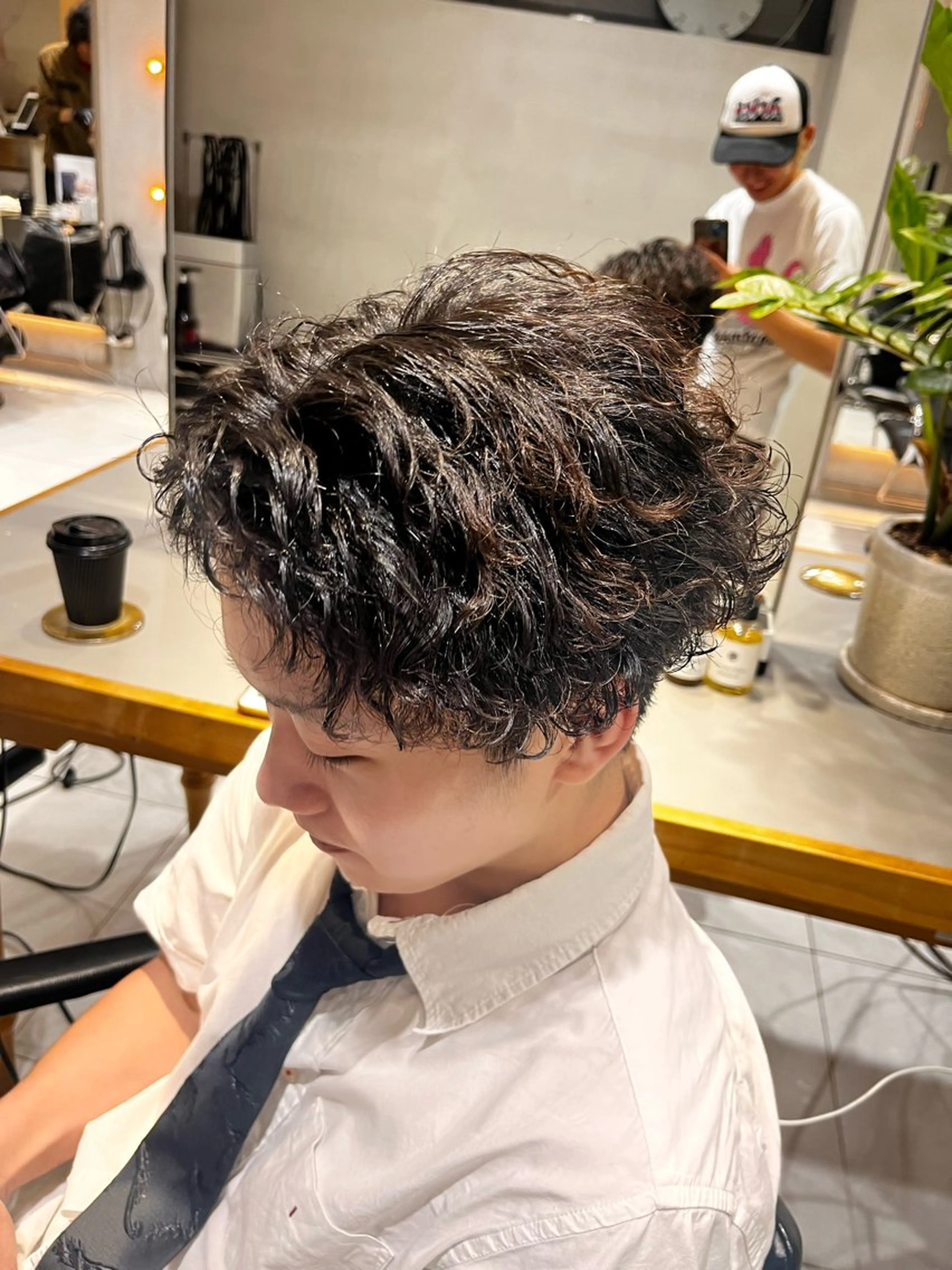 パーマ メンズ jr stylist えのもとりき🐢のヘアスタイル