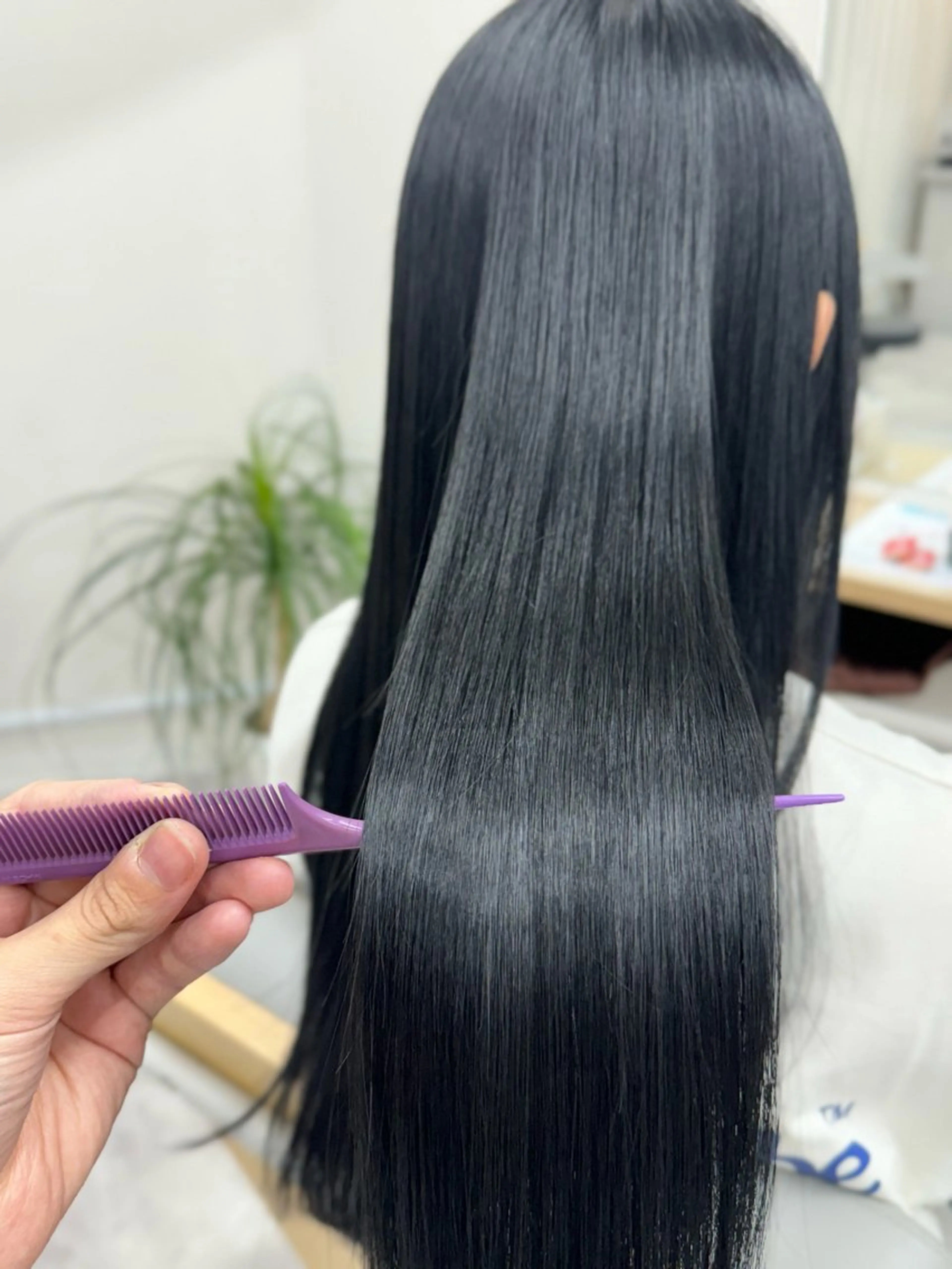 ロング くせ毛 髪質改善 縮毛矯正 縮毛矯正 髪質改善Acero. shoyaのヘアスタイル