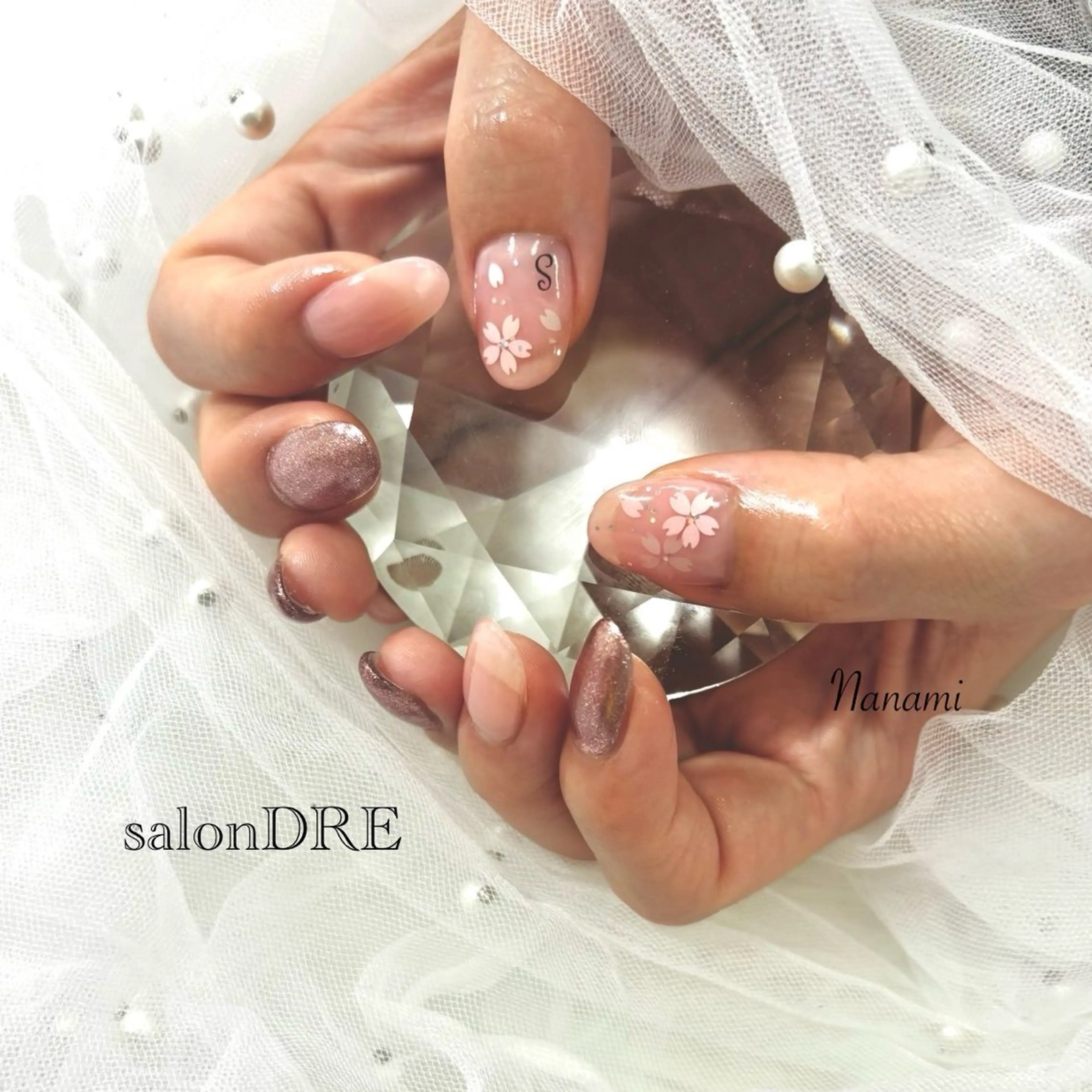 ネイル マグネットネイル ワンカラーネイル ハンドネイル salonDRE NANAMIのエステ・リラクイメージ