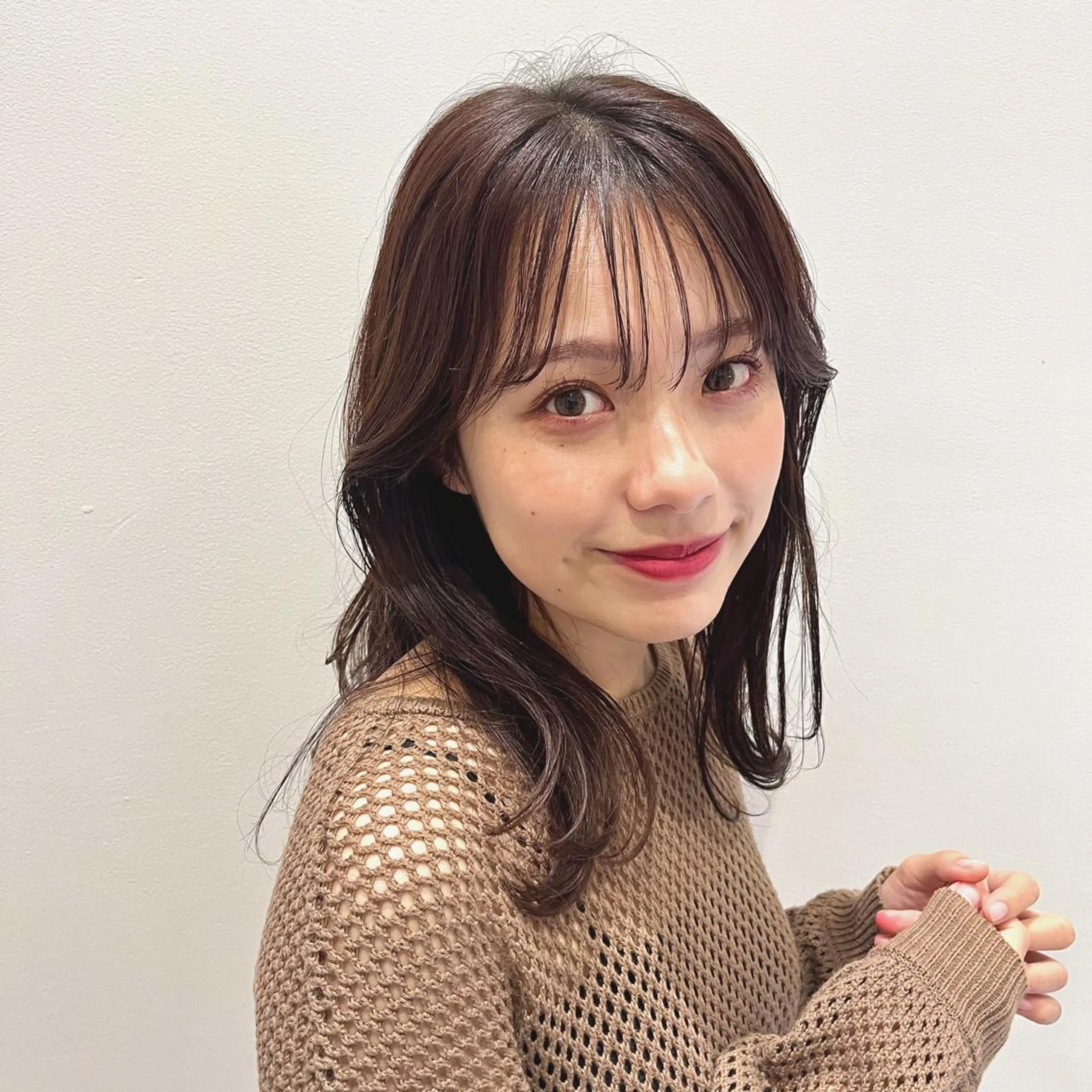 ミディアム ヘアカラー トリートメント 山本 佳奈のヘアスタイル