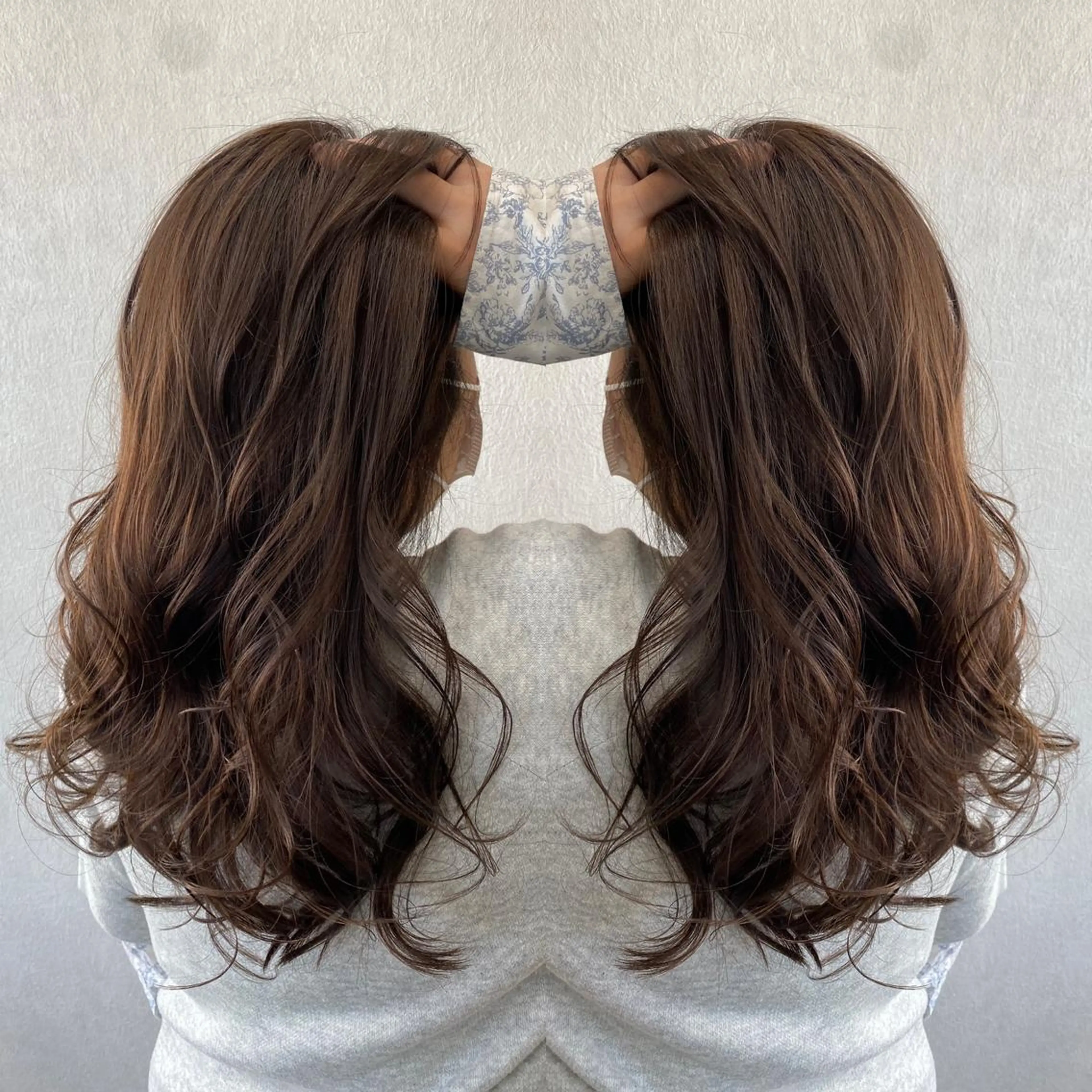 ロング カラー カット ヘアカラー トリートメント tocca 💜石田愛結💜のヘアスタイル