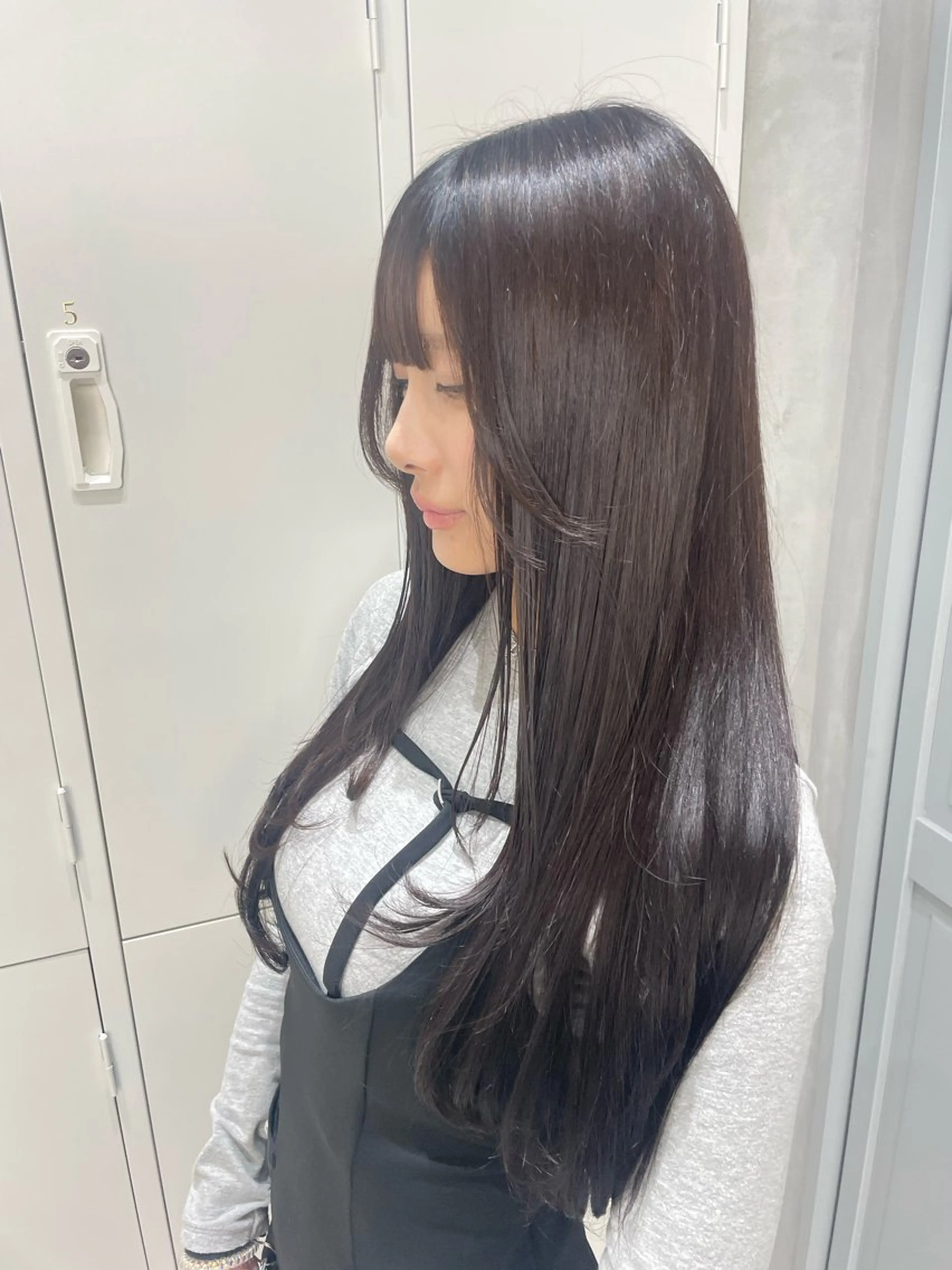 ロング 髪質改善 レイヤーカット トリートメント カット トリートメント 【ジーナ新宿】 大橋美月のヘアスタイル