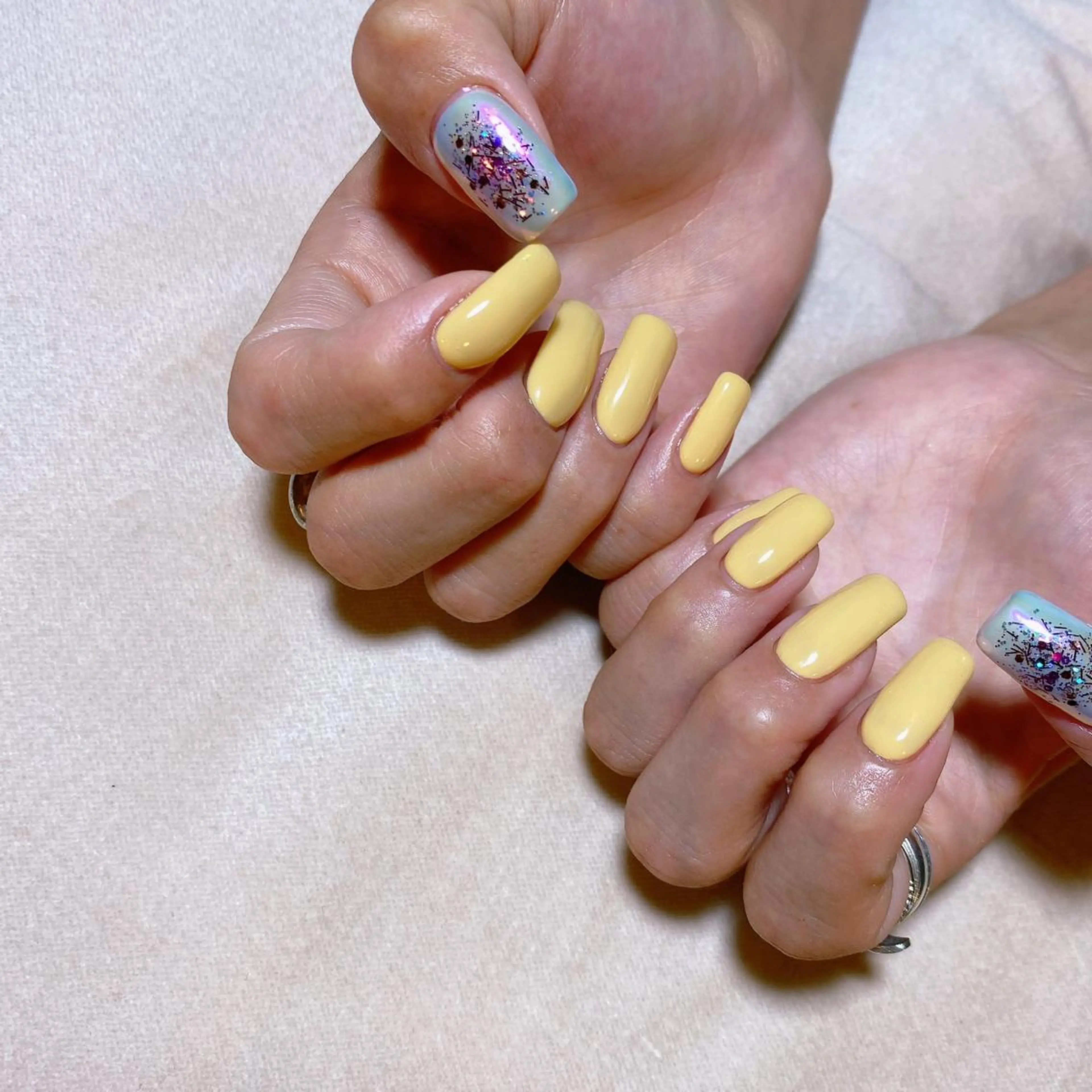 ネイル ミラーネイル ハンドネイル Nail Room Bellisのネイルデザイン