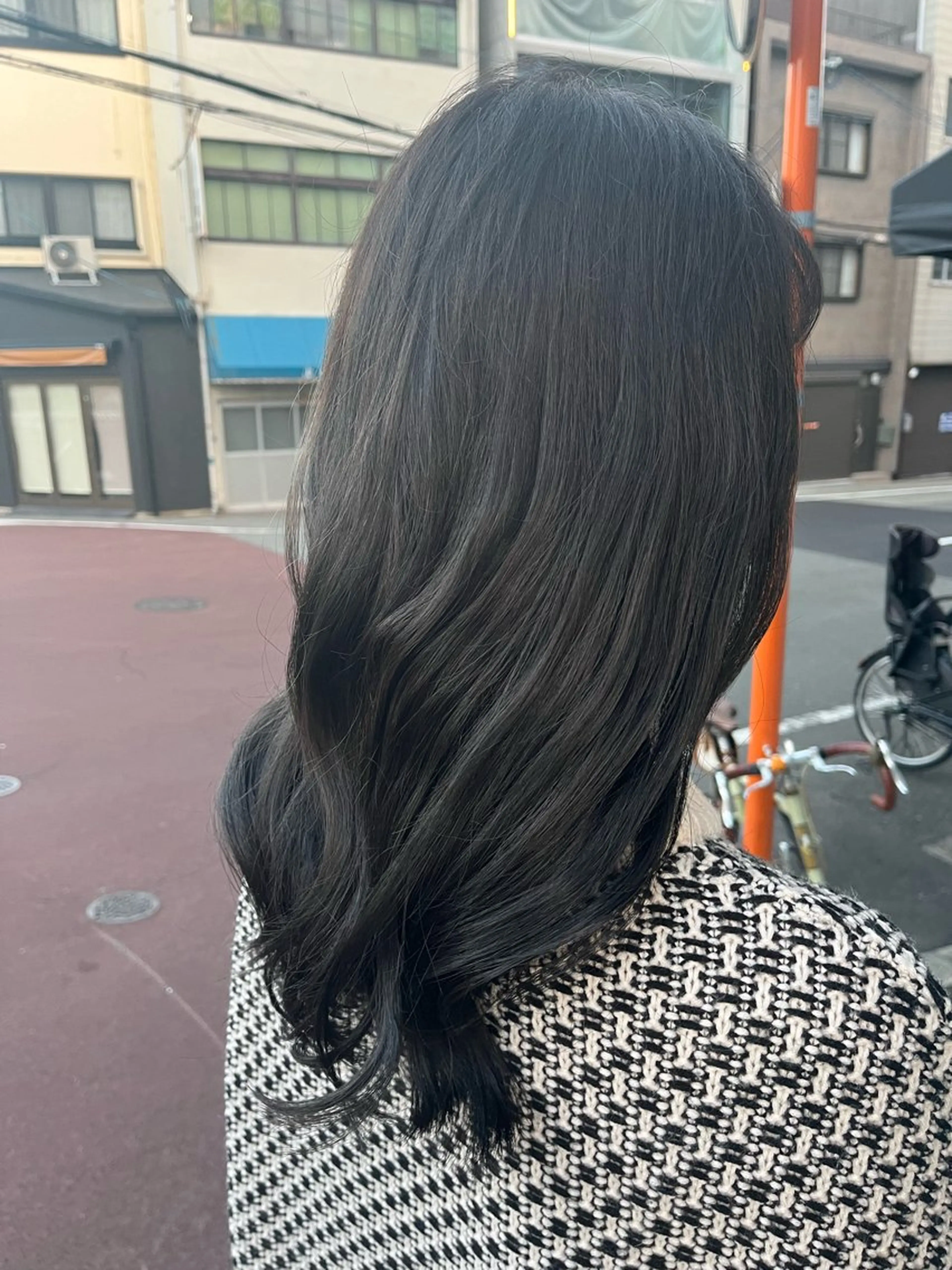 ロング カラー アッシュ アッシュグレー 天王寺美容室/カット モデル募集/miiaのヘアスタイル