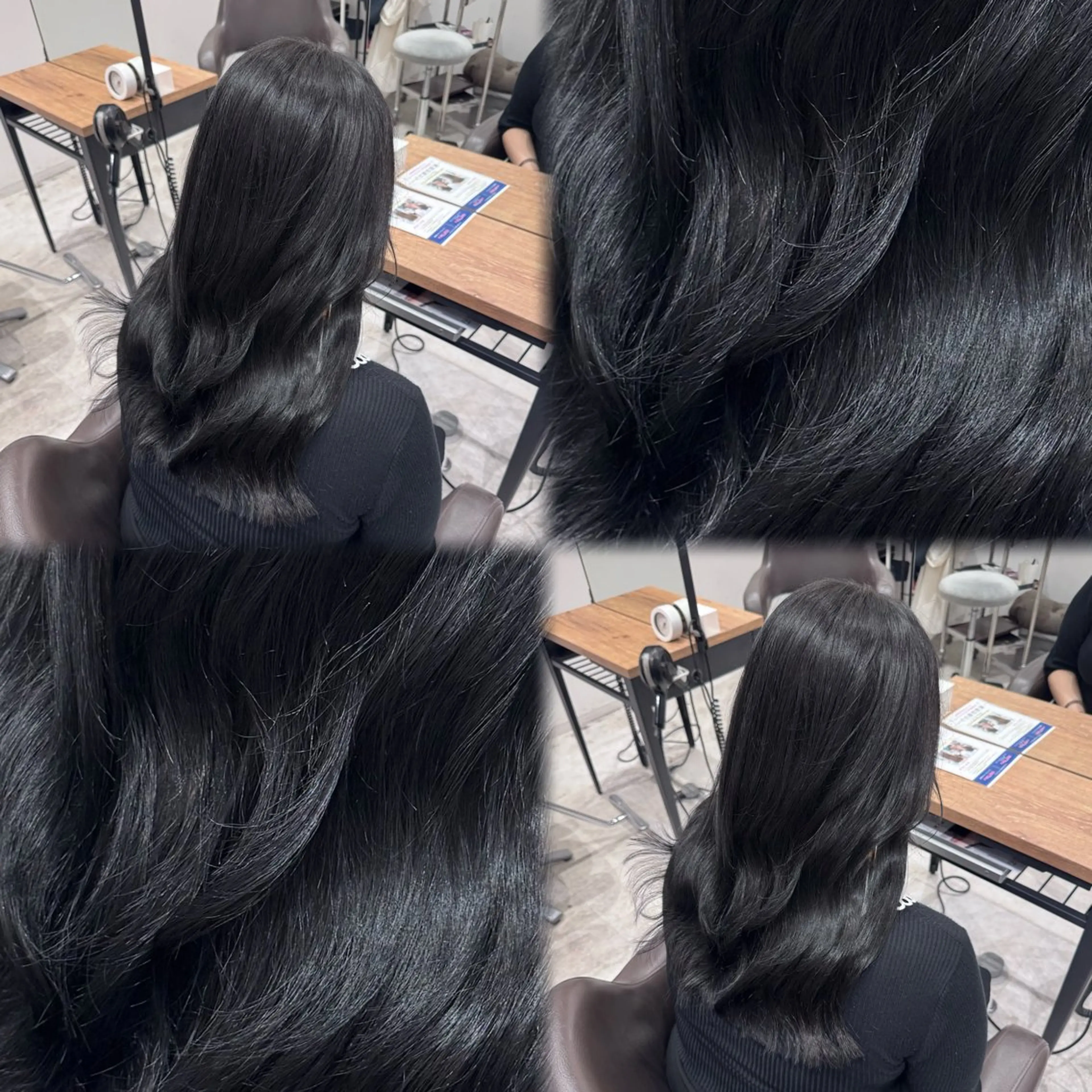 セミロング ヘアカラー Lee 天王寺 Bianのヘアスタイル