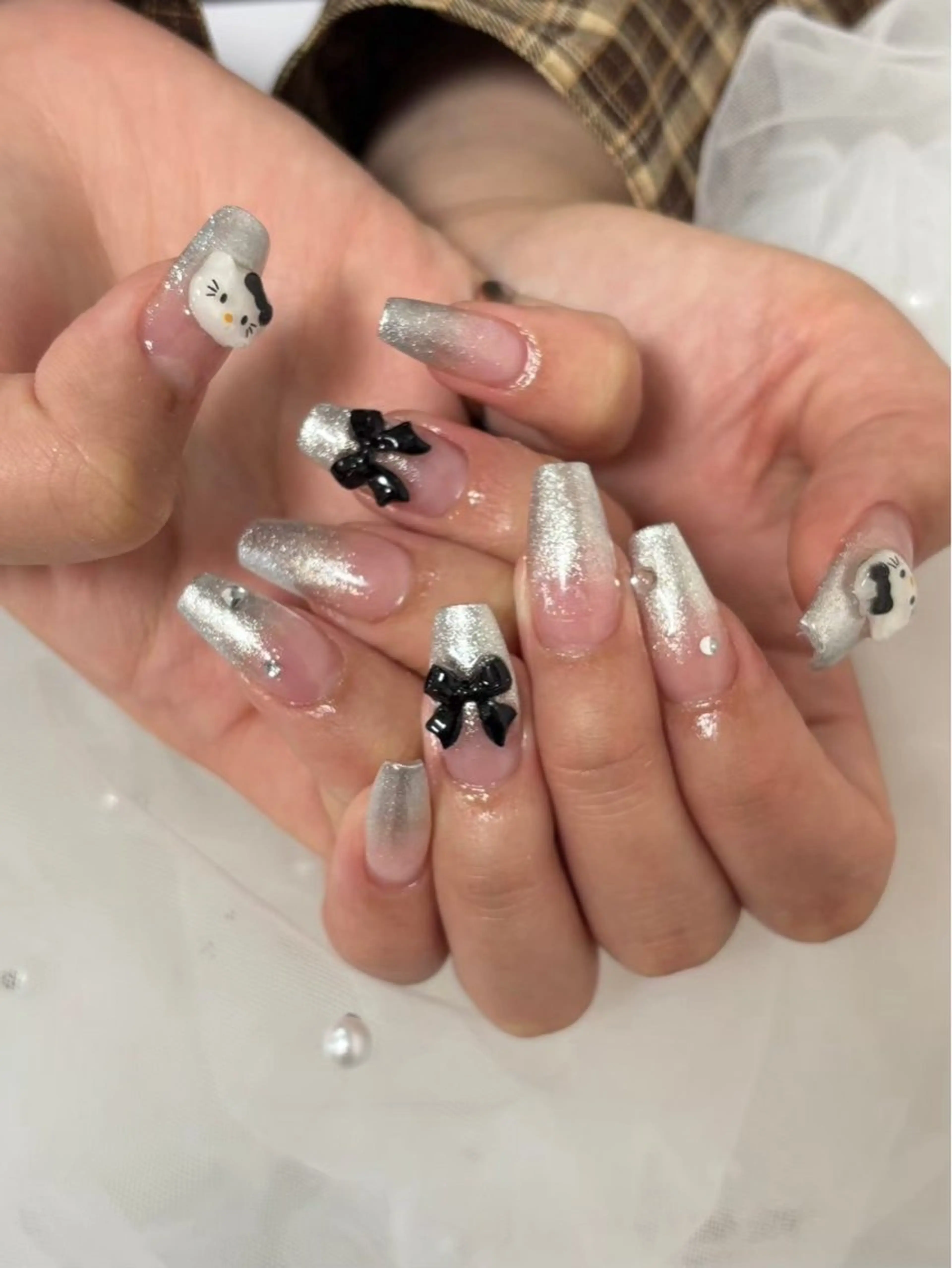 ロング ハンドネイル YUI⭐️ _lalaroomのネイルデザイン