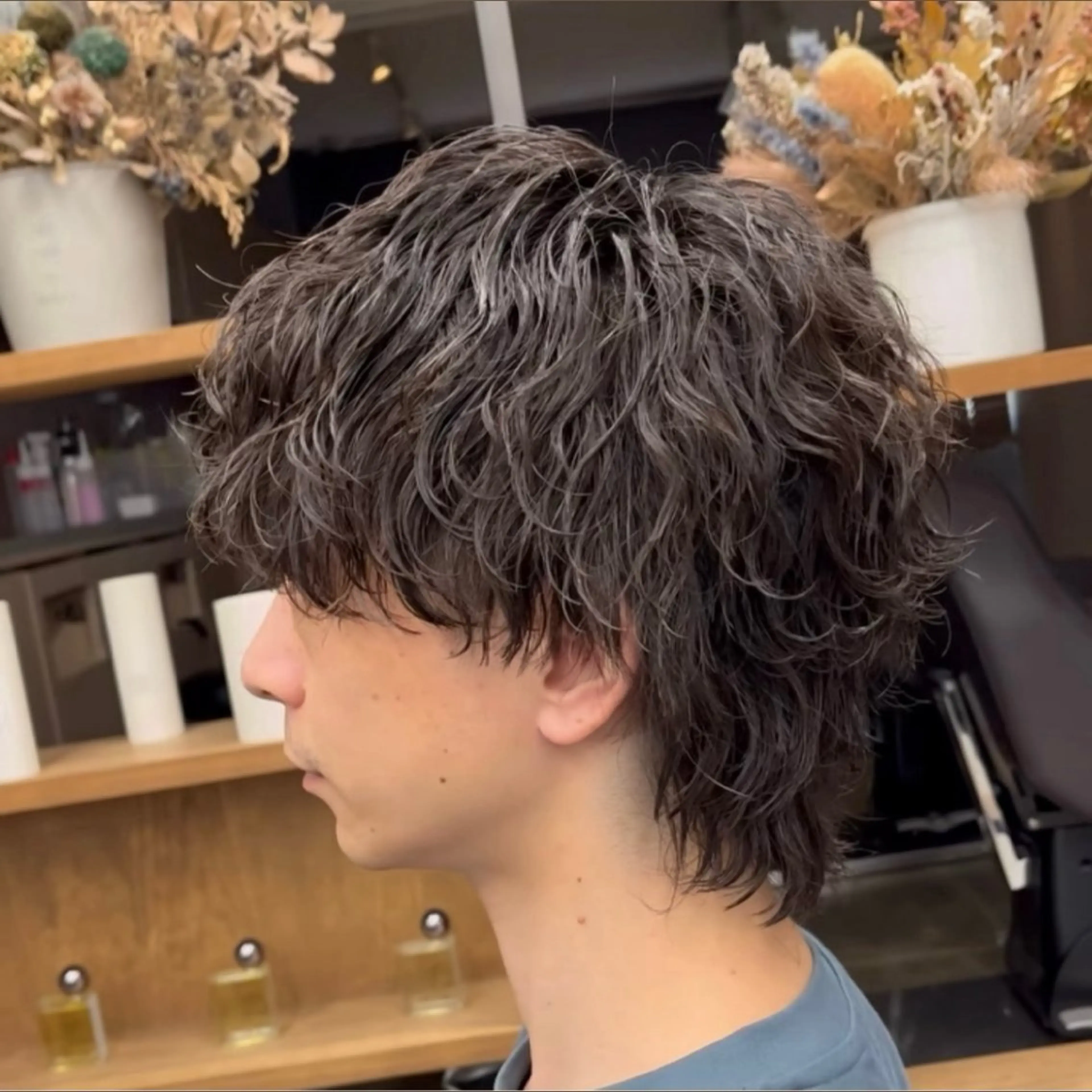 パーマ メンズ メンズパーマ 波巻きパーマ カット パーマ トリートメント ⛓️パーマの匠⛓️ /メンズ特化/たいがのヘアスタイル