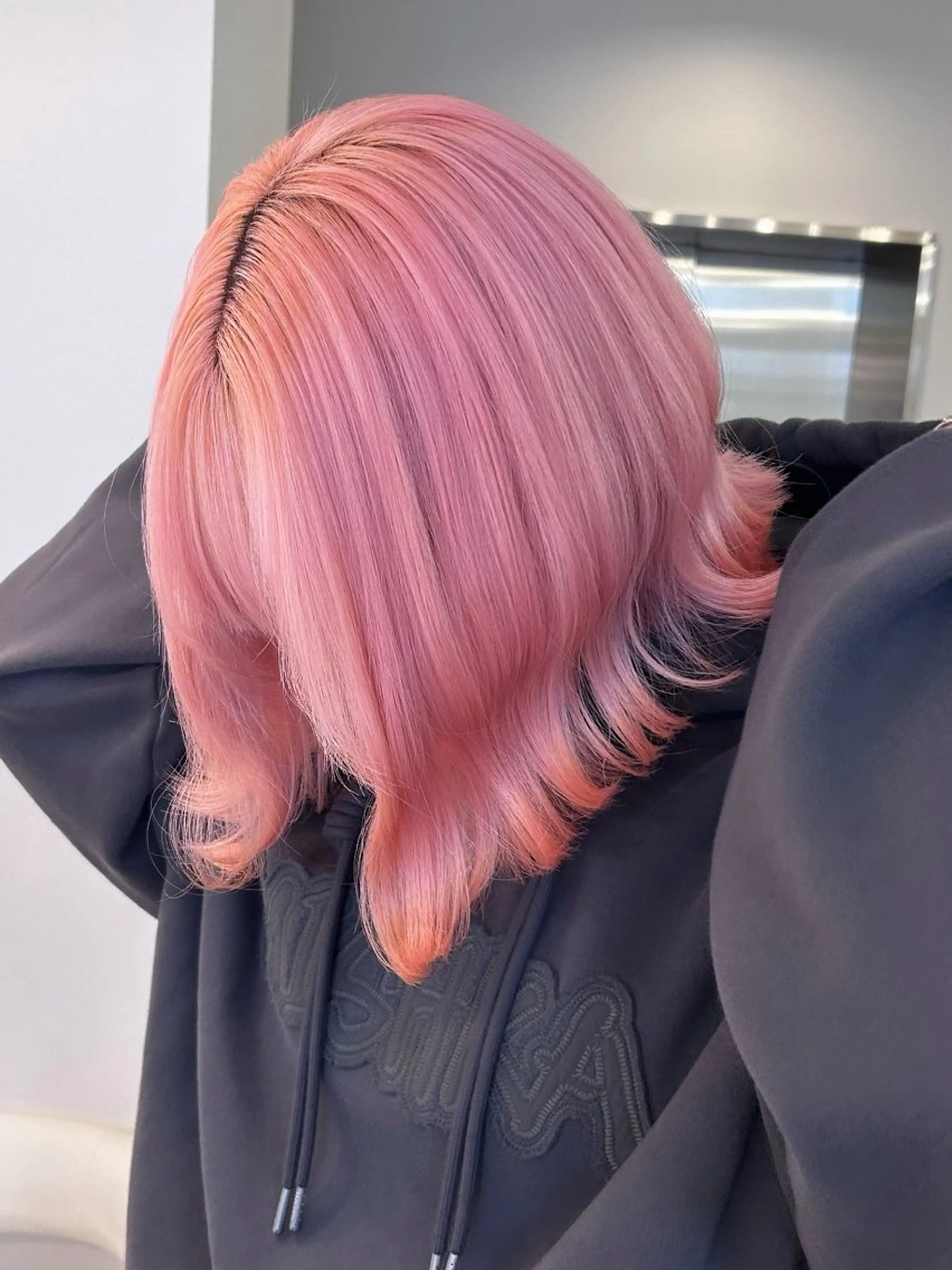 ミディアム カラー ヘアカラー トリートメント MARQUEE所属・Ayame / ハイトーンカラーのヘアスタイル