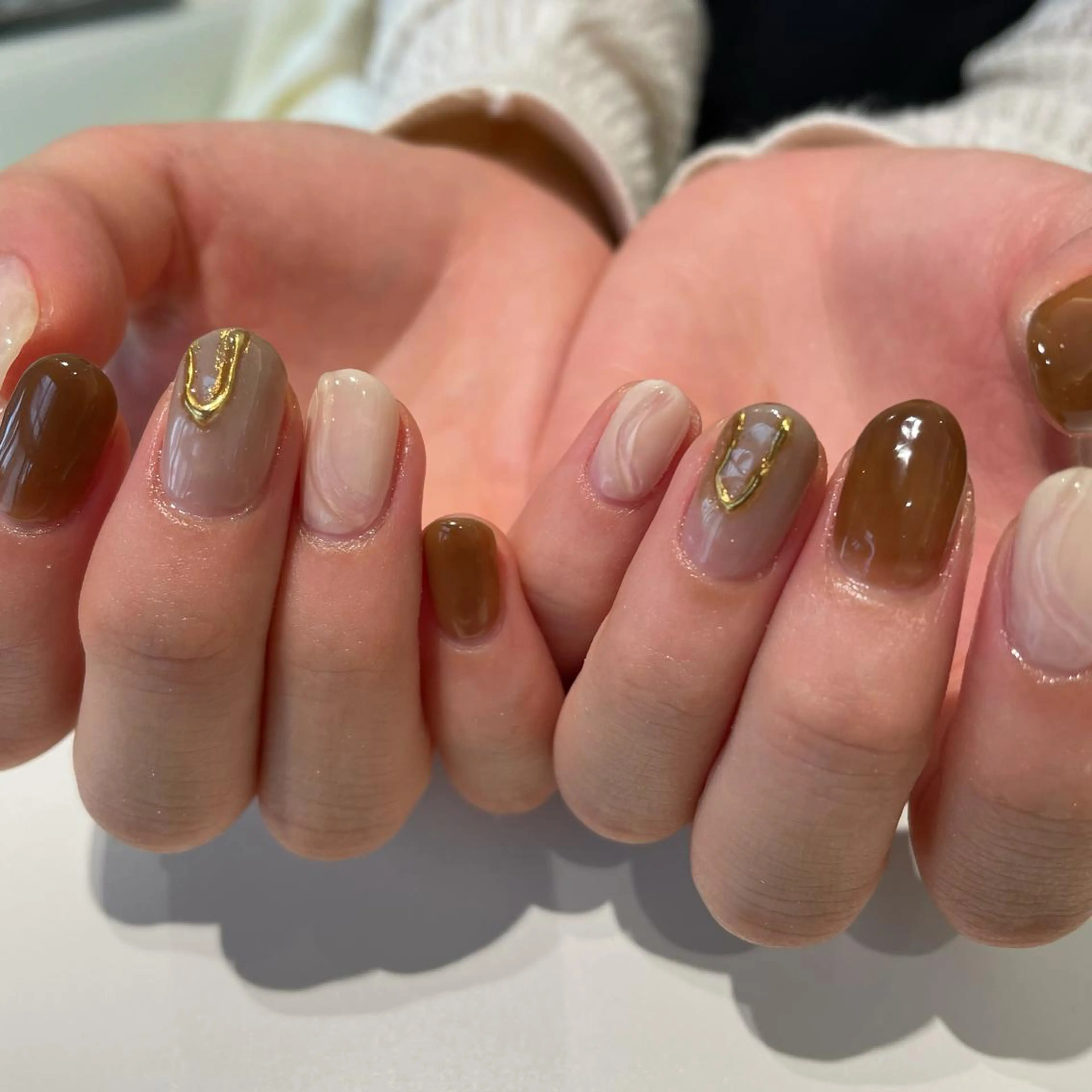 ネイル アートネイル シンプルネイル nailsalon mio  Rieのネイルデザイン