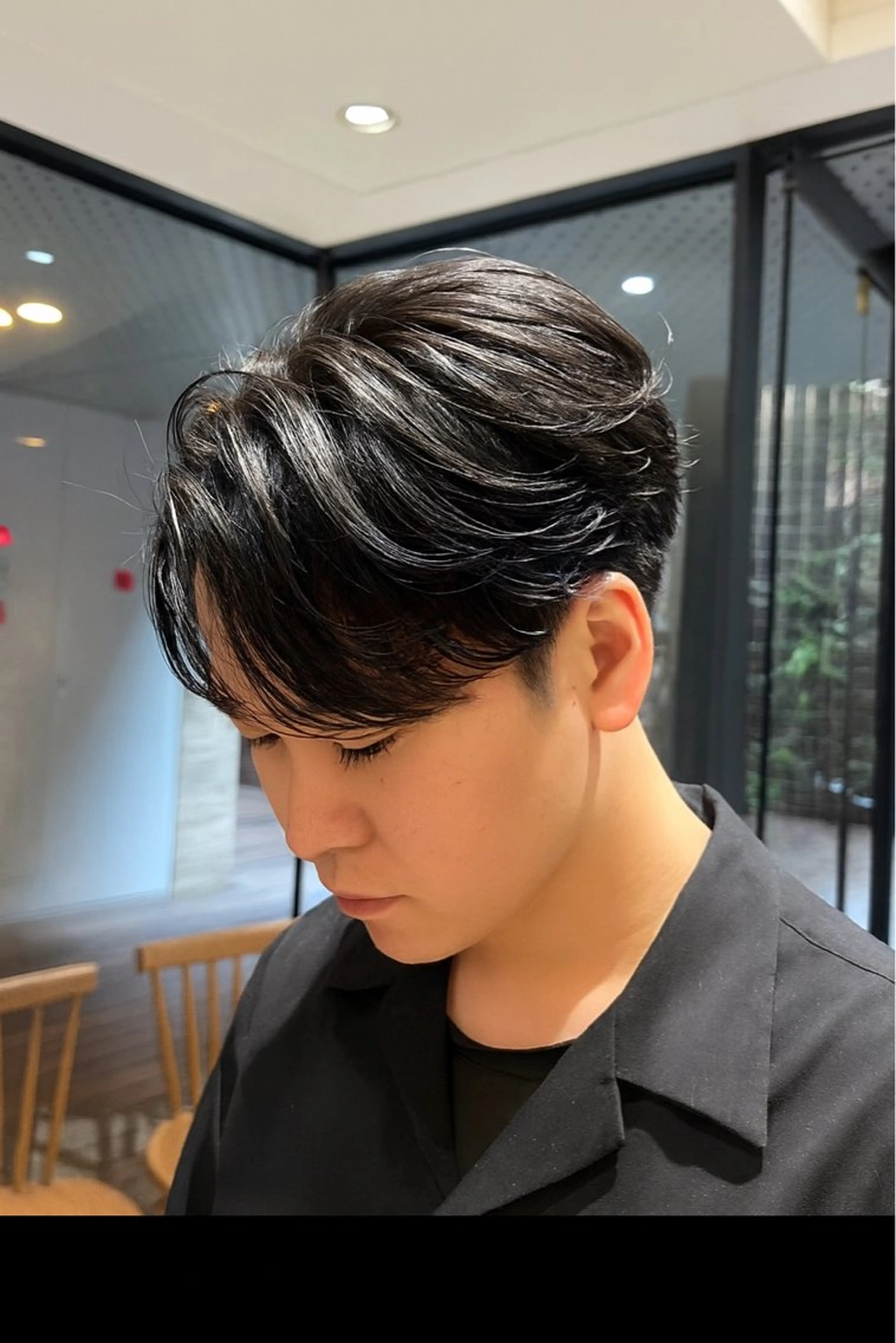 ショート カット メンズパーマ 岩成健志郎のヘアスタイル