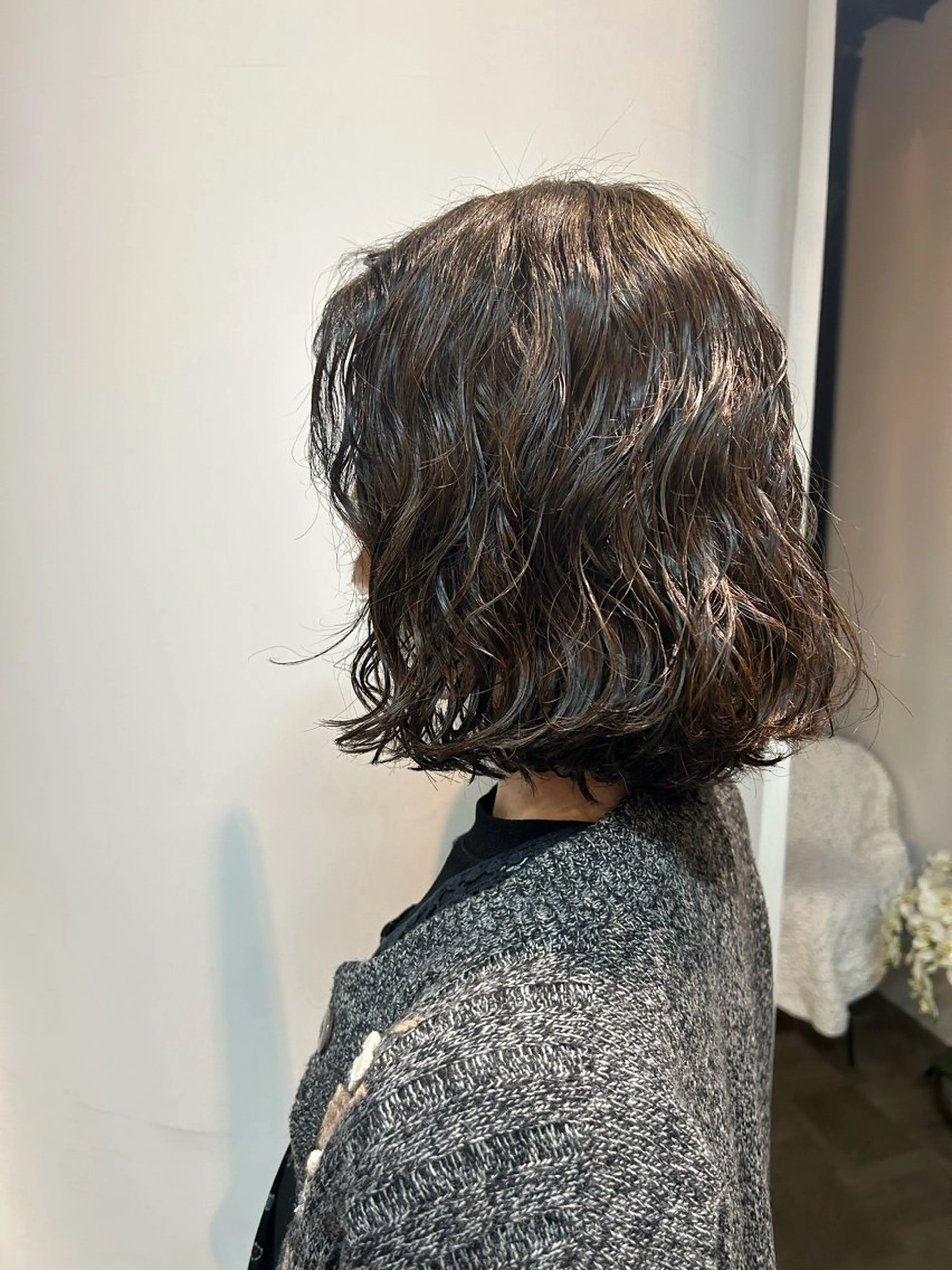 パーマ ⚪️ニュアンスカラー ⚪️ハイトーン　マユのヘアスタイル