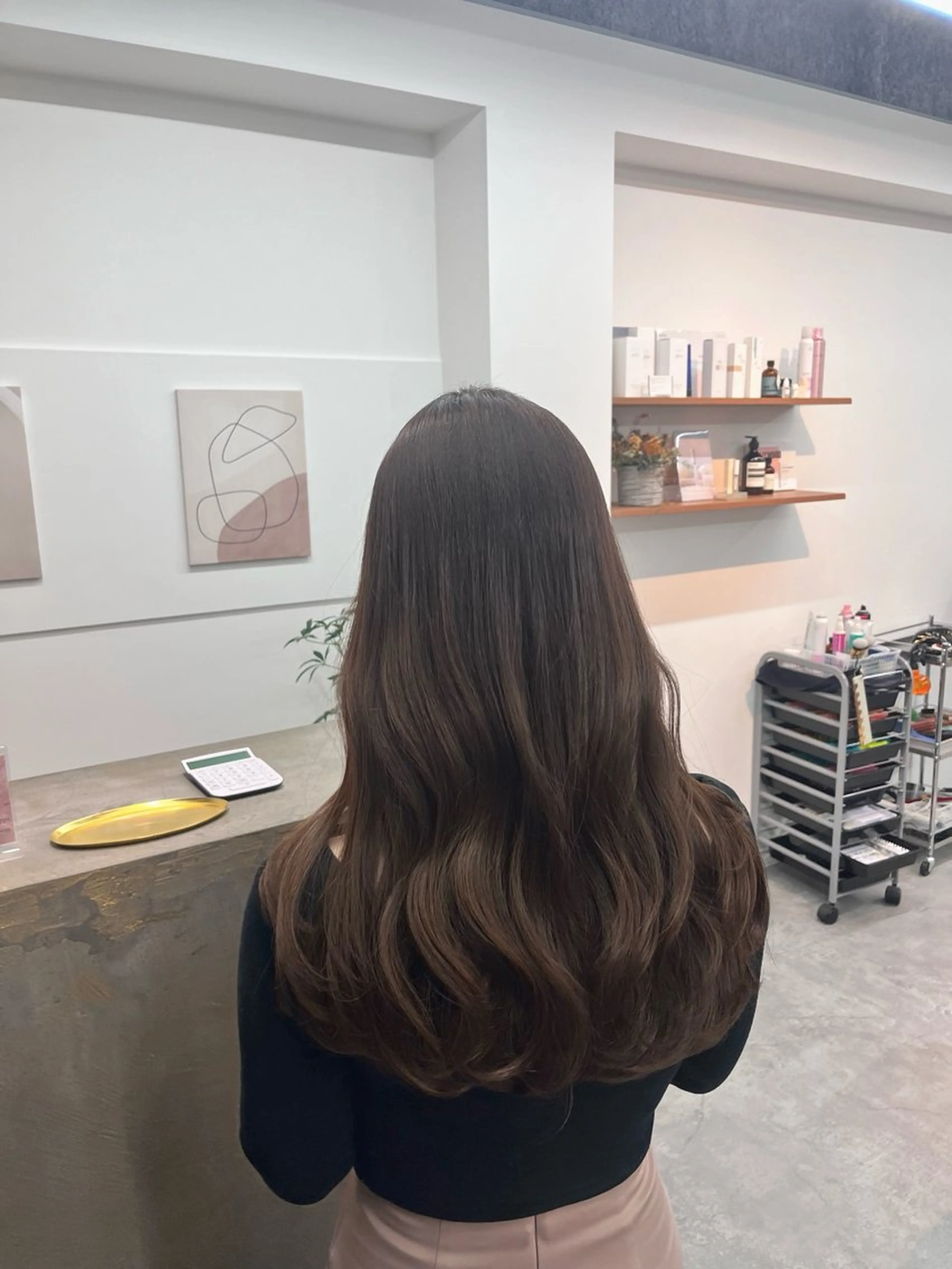 セミロング カラー hair salon SILLO.のヘアスタイル